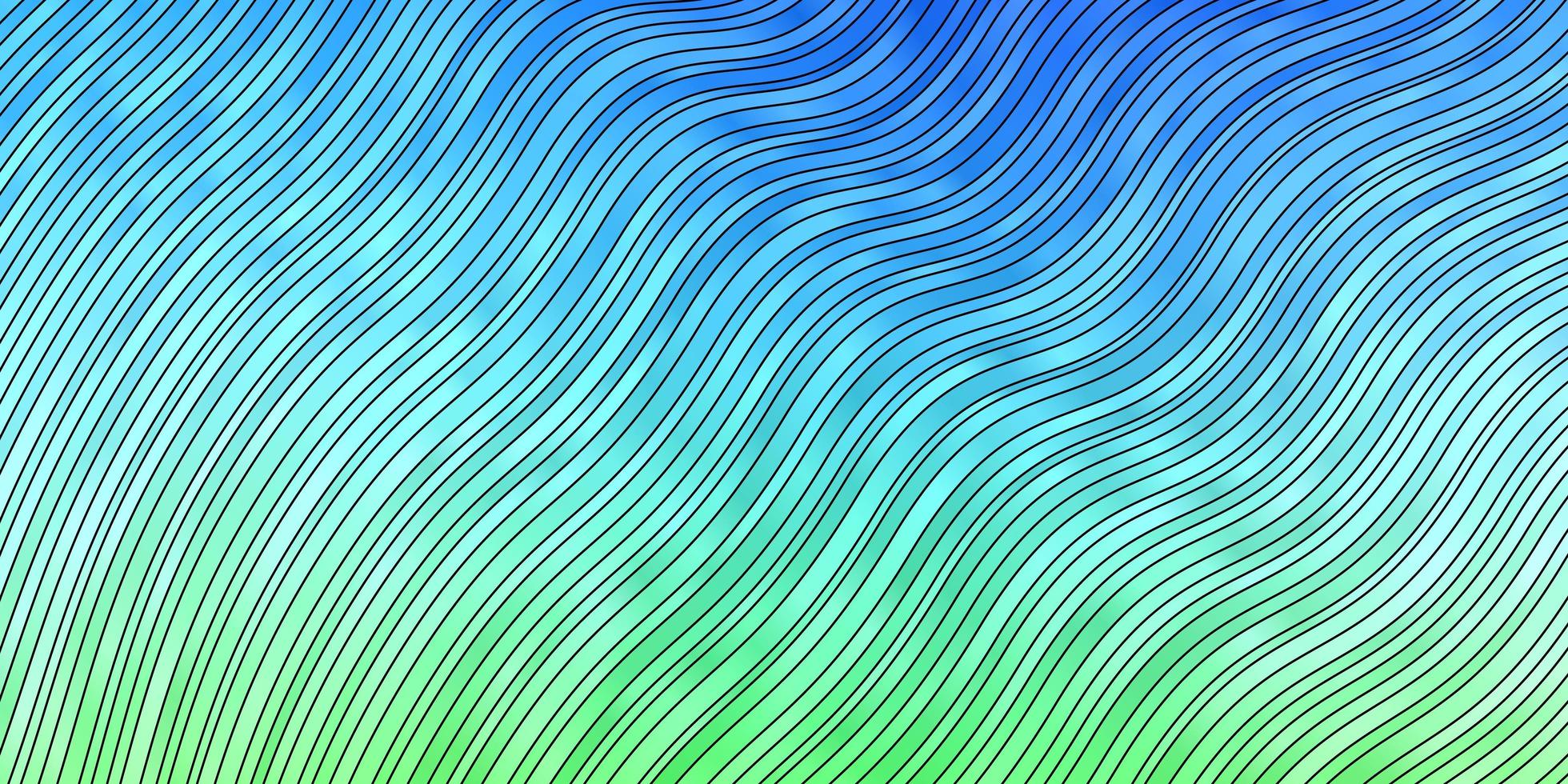 textura de vector azul claro, verde con arco circular.