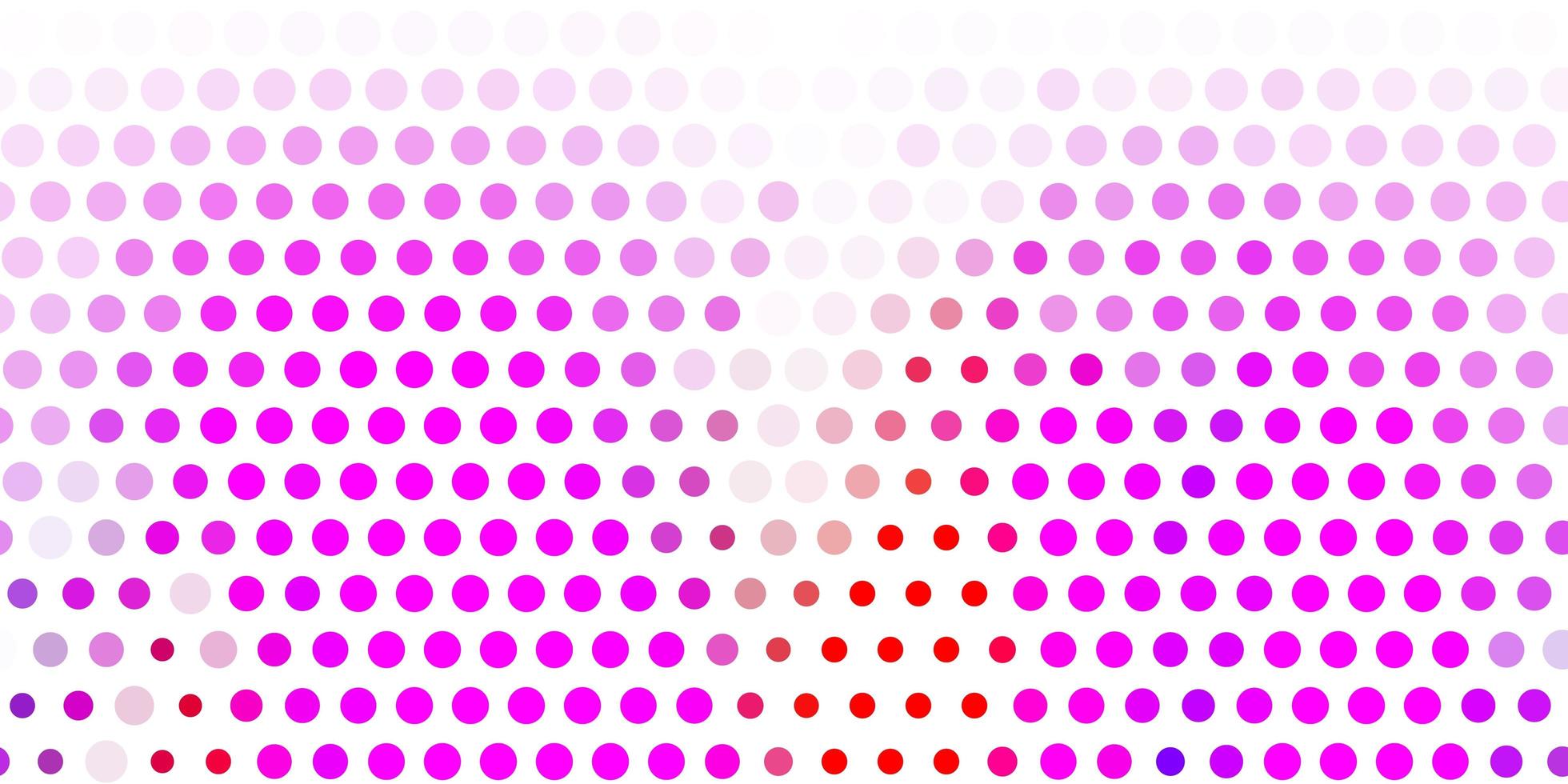 Light pink, red vector backdrop with dots.