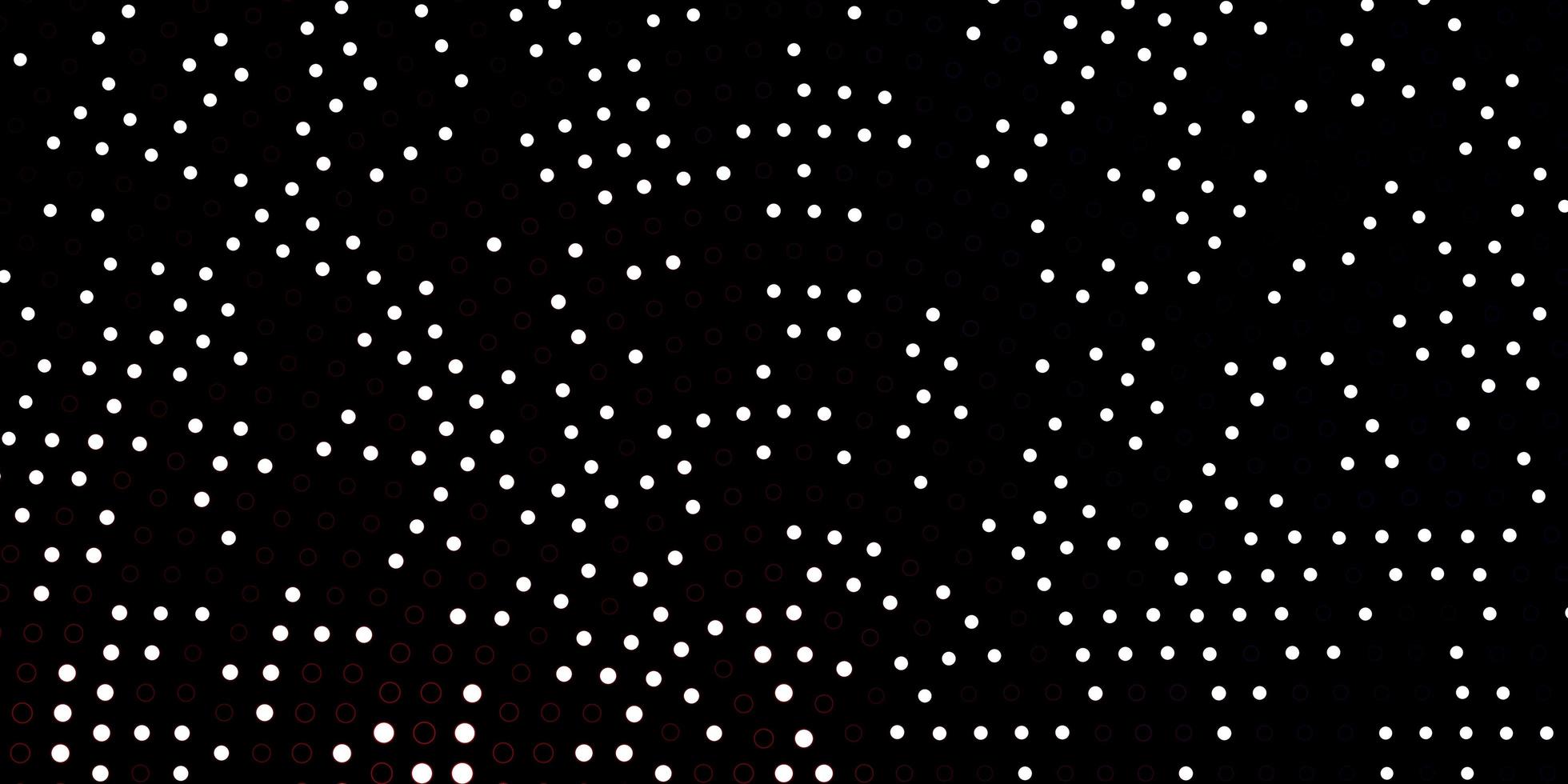 Dark Blue, Red vector background with bubbles.