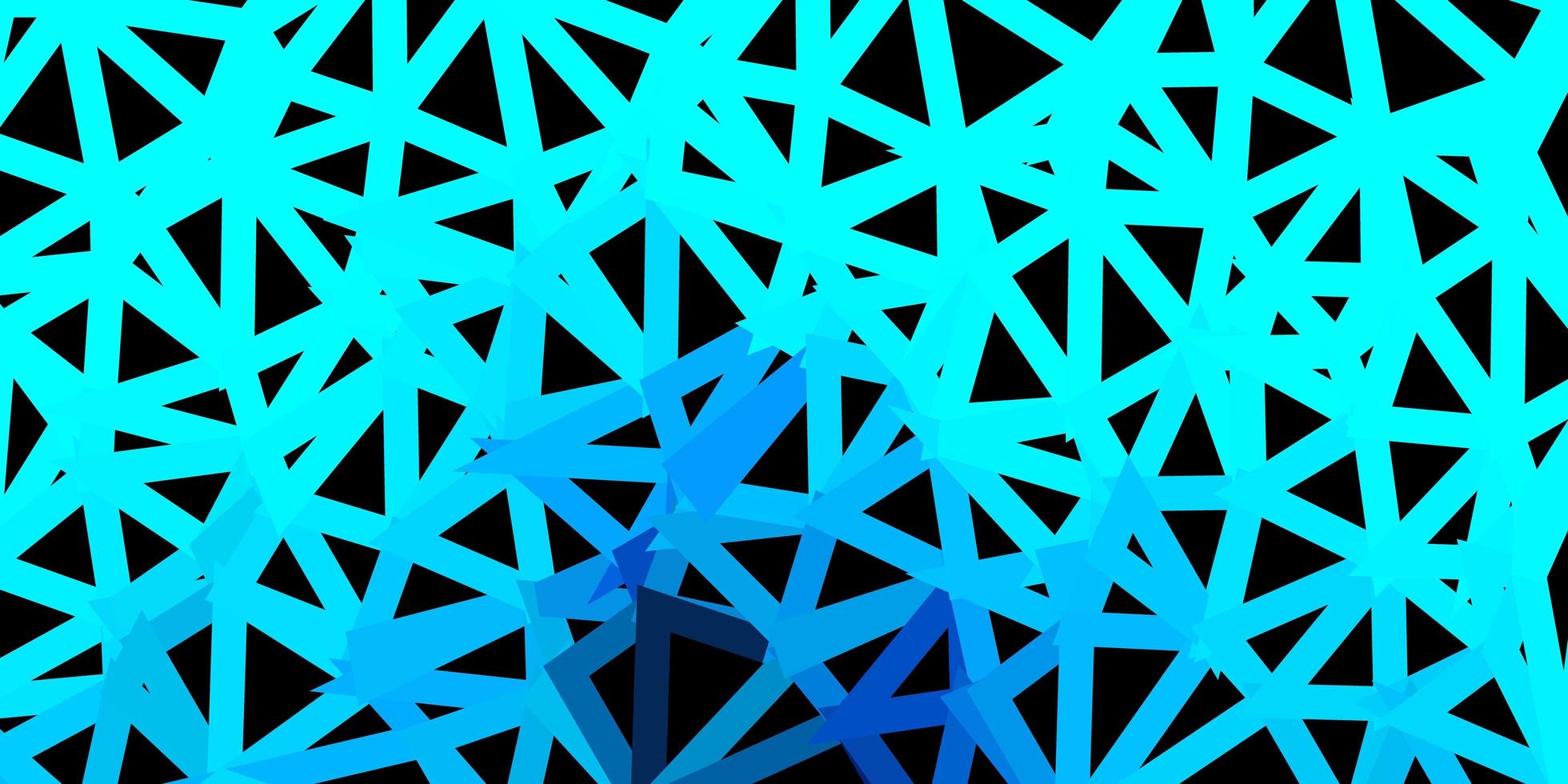 textura de triángulo de poli vector azul claro.