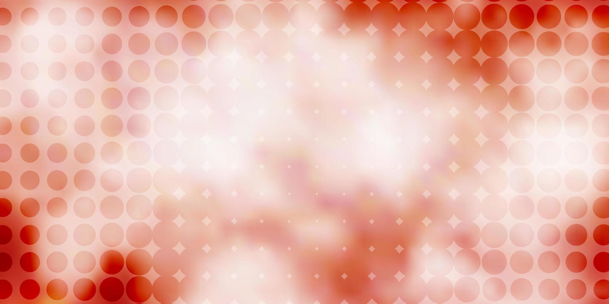 Light Red vector layout with circle shapes.