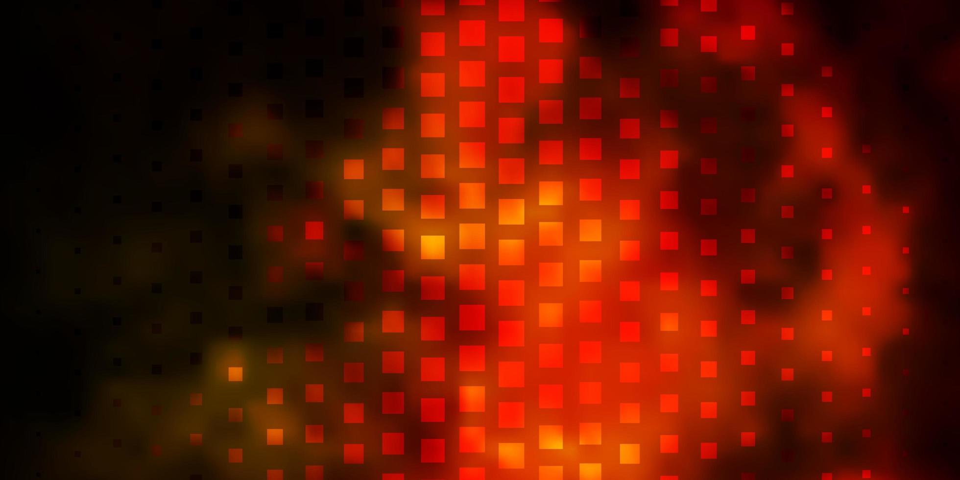 Dark Orange vector template with rectangles.