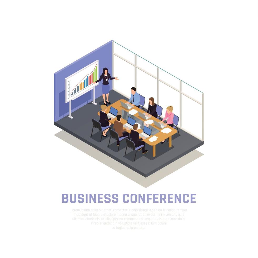 Business Coaching  Concept Vector Illustration