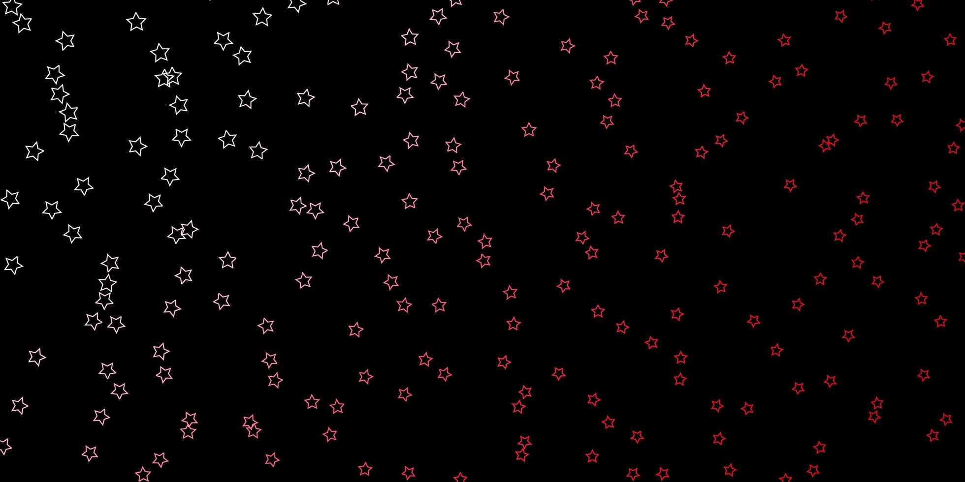 Dark Red vector layout with bright stars.