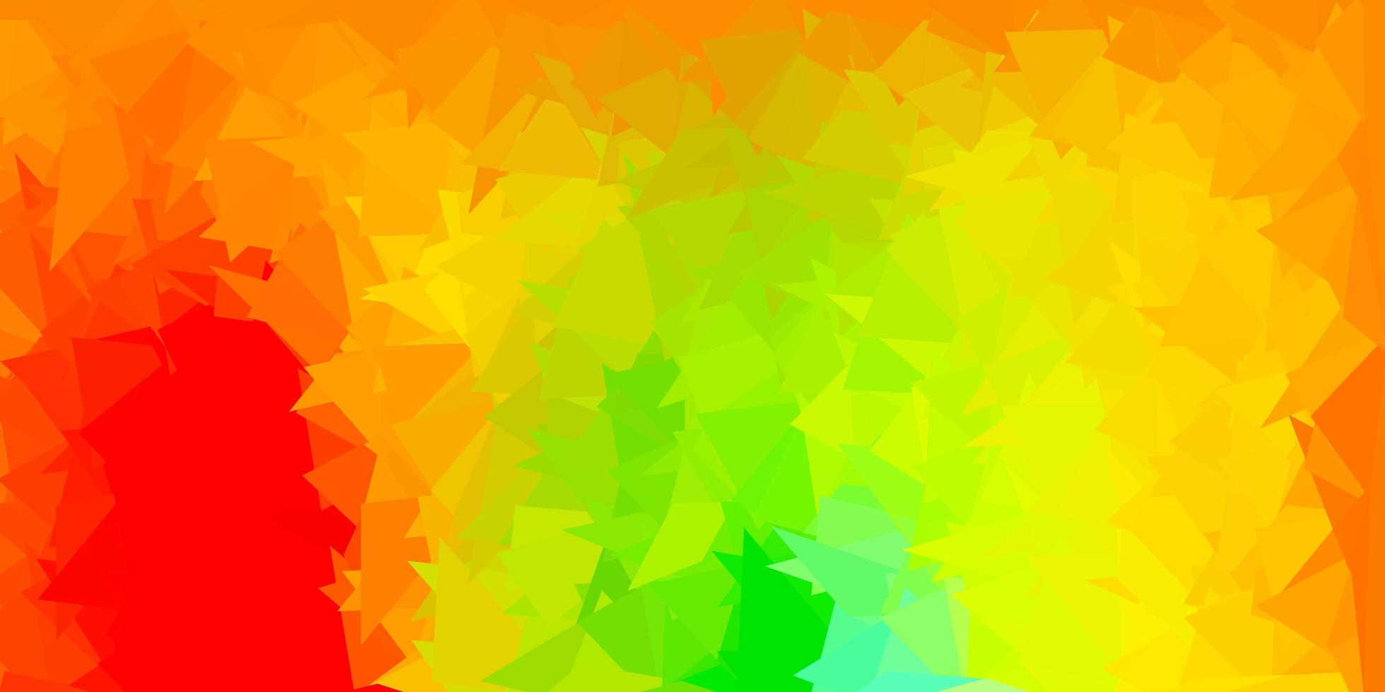 Light green, red vector geometric polygonal wallpaper. 2940423 Vector