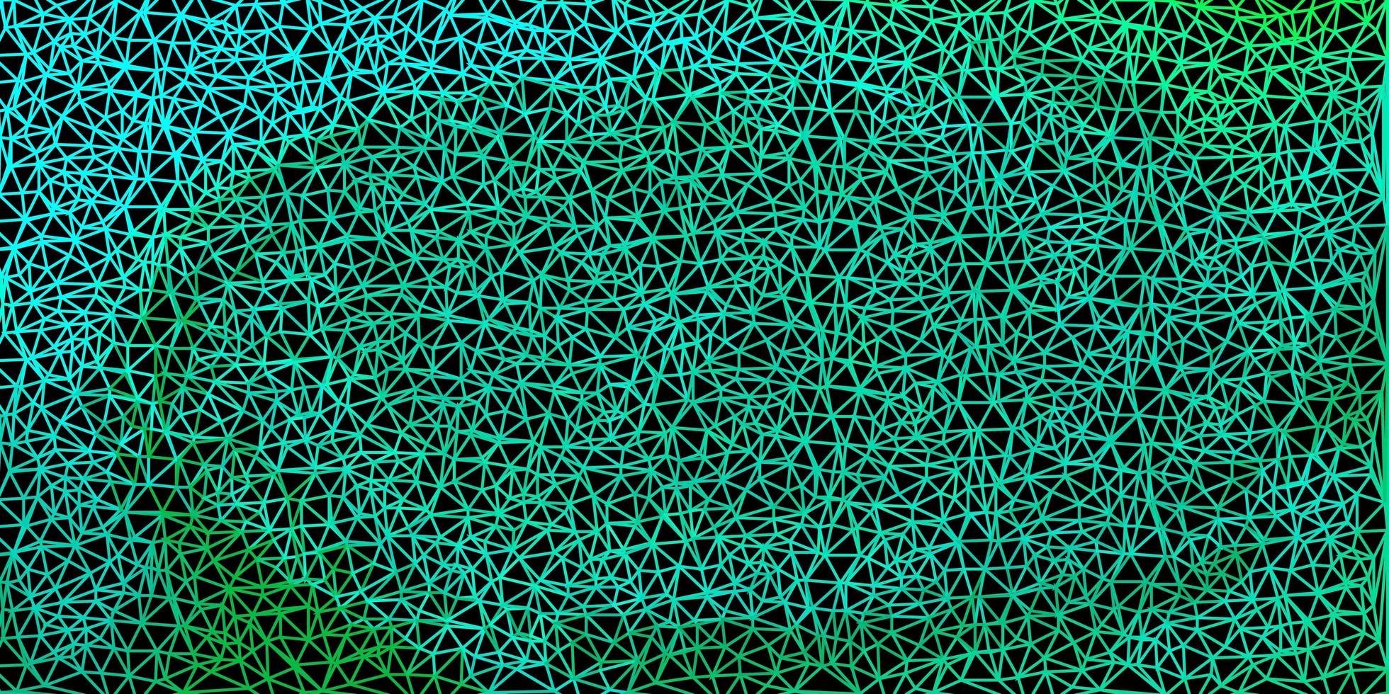 Light green vector triangle mosaic pattern.