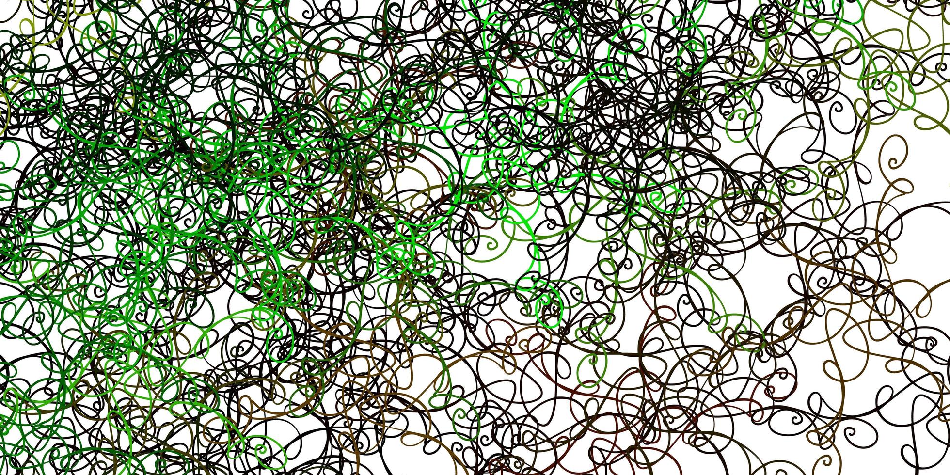 Light Green vector pattern with wry lines.