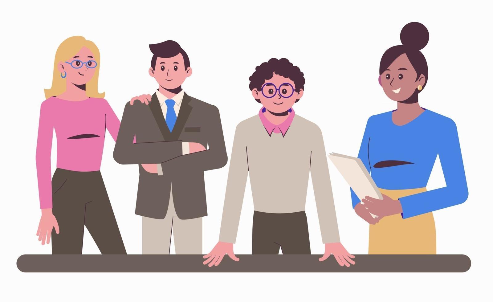 grupo de trabajadores de oficina en el lugar de trabajo. vector colorido de dibujos animados plana 2940502 Vector en Vecteezy grupo de trabajadores de oficina en el lugar de trabajo. vector colorido de dibujos animados plana 2940502 Vector en Vecteezy