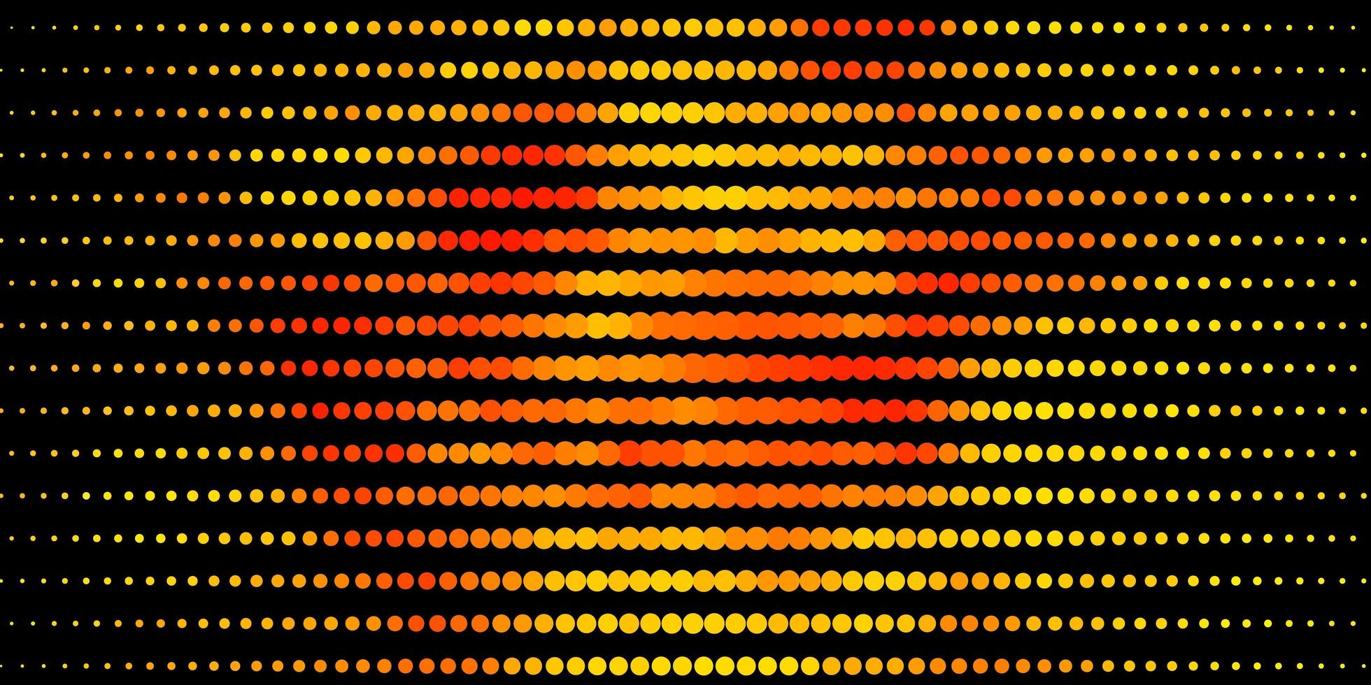 Light Pink, Yellow vector background with circles.