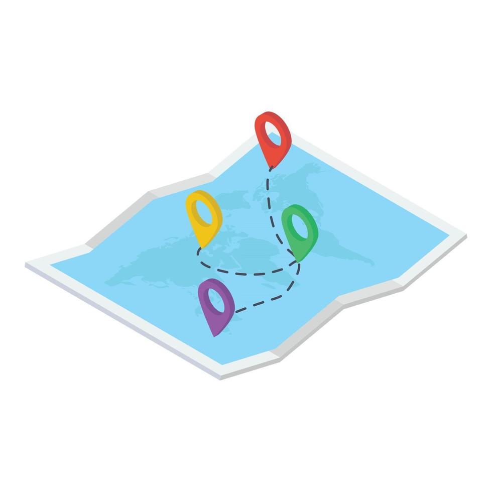 Map Navigation Concepts vector