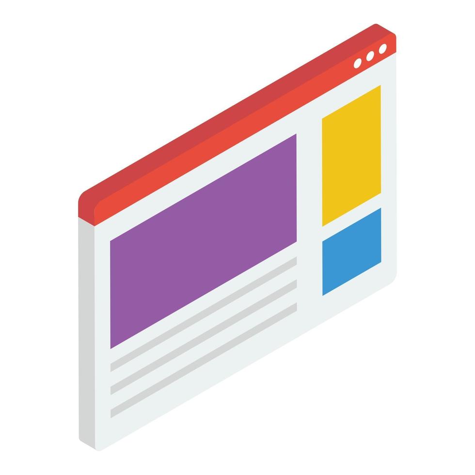 Web Layout Concepts vector