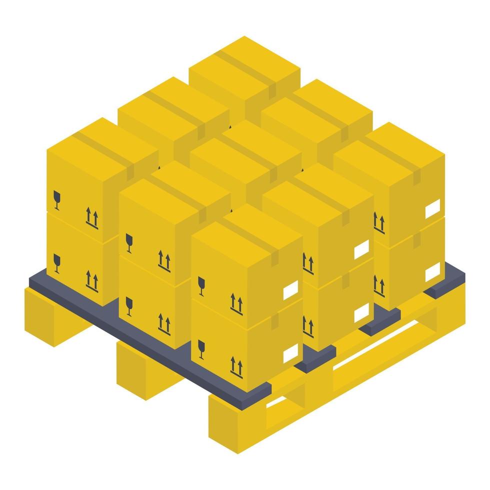Logistics Cardboard Box vector
