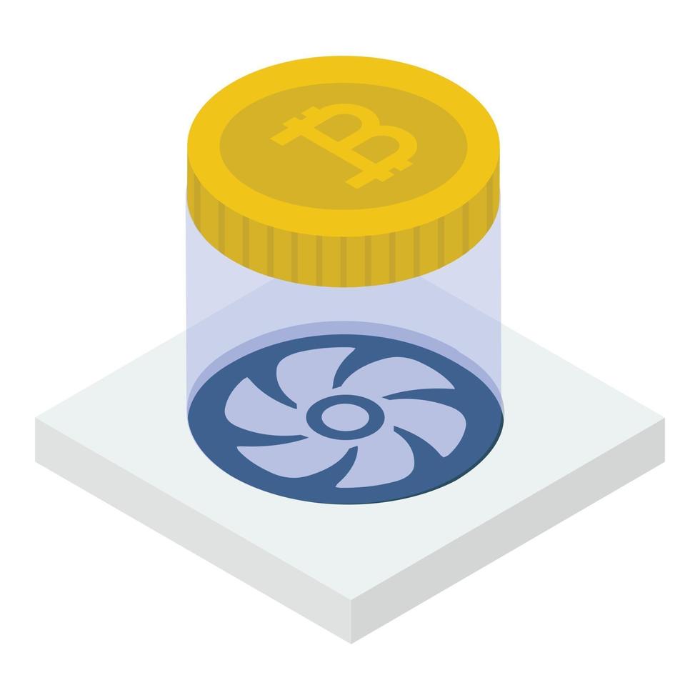 Cryptocurrency Coin  Concepts vector