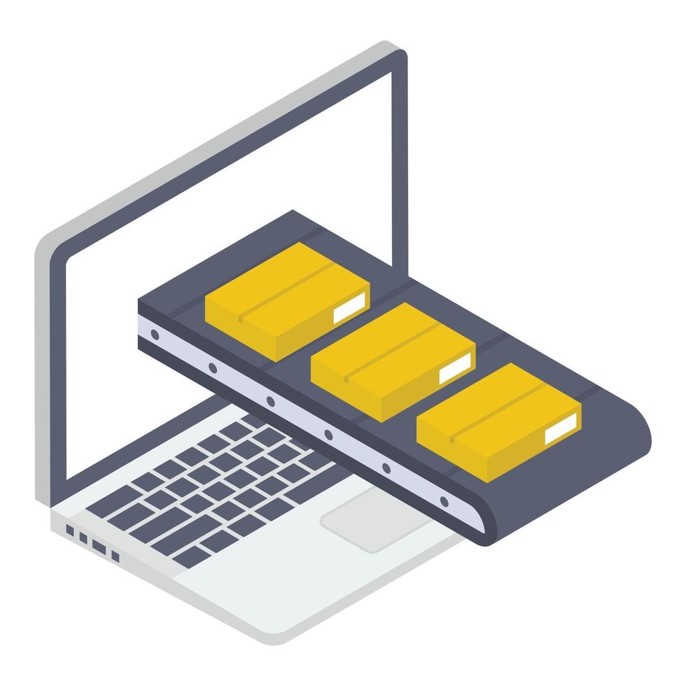 Online Order Booking vector