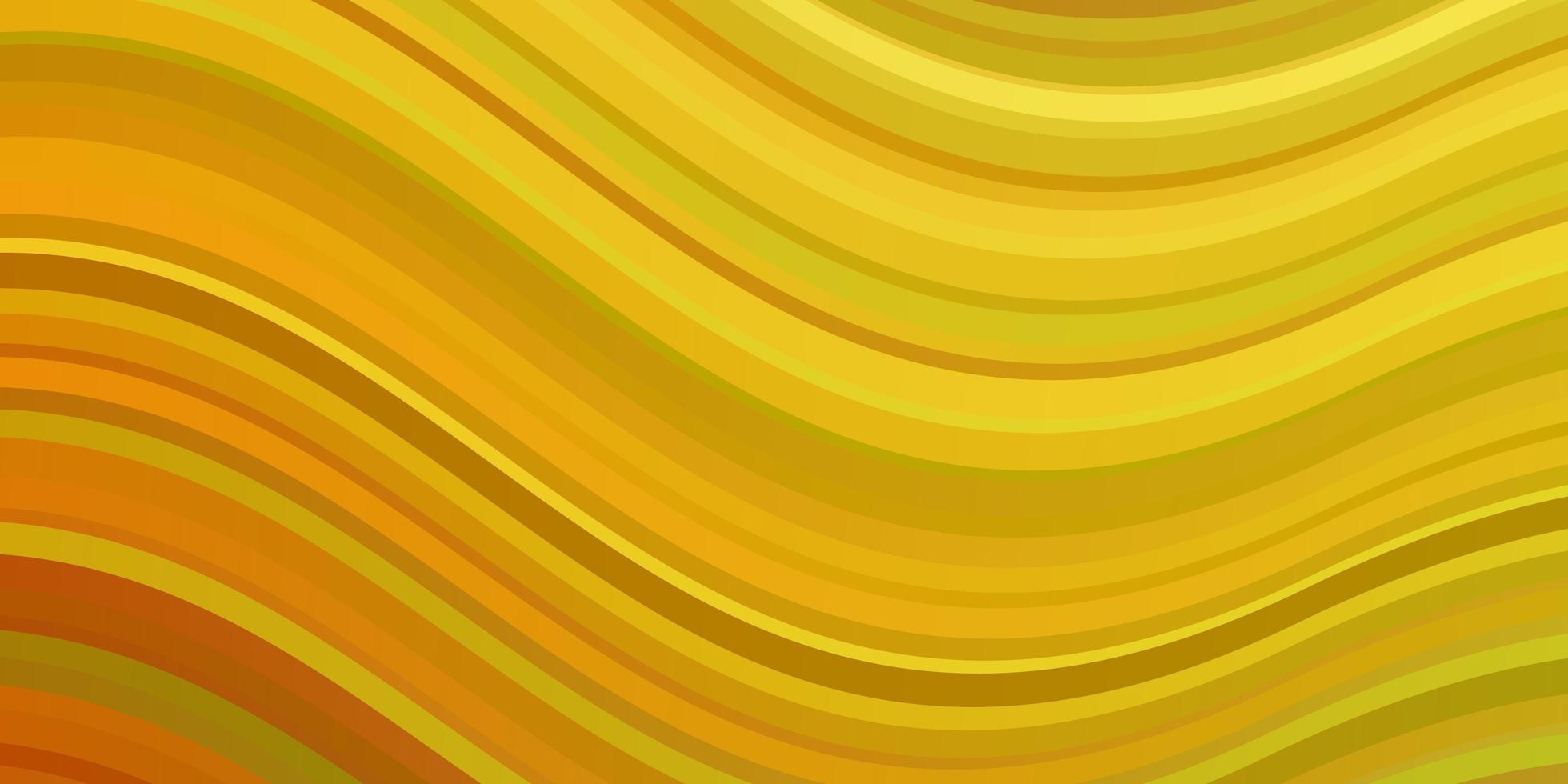 textura de vector verde claro, amarillo con arco circular.