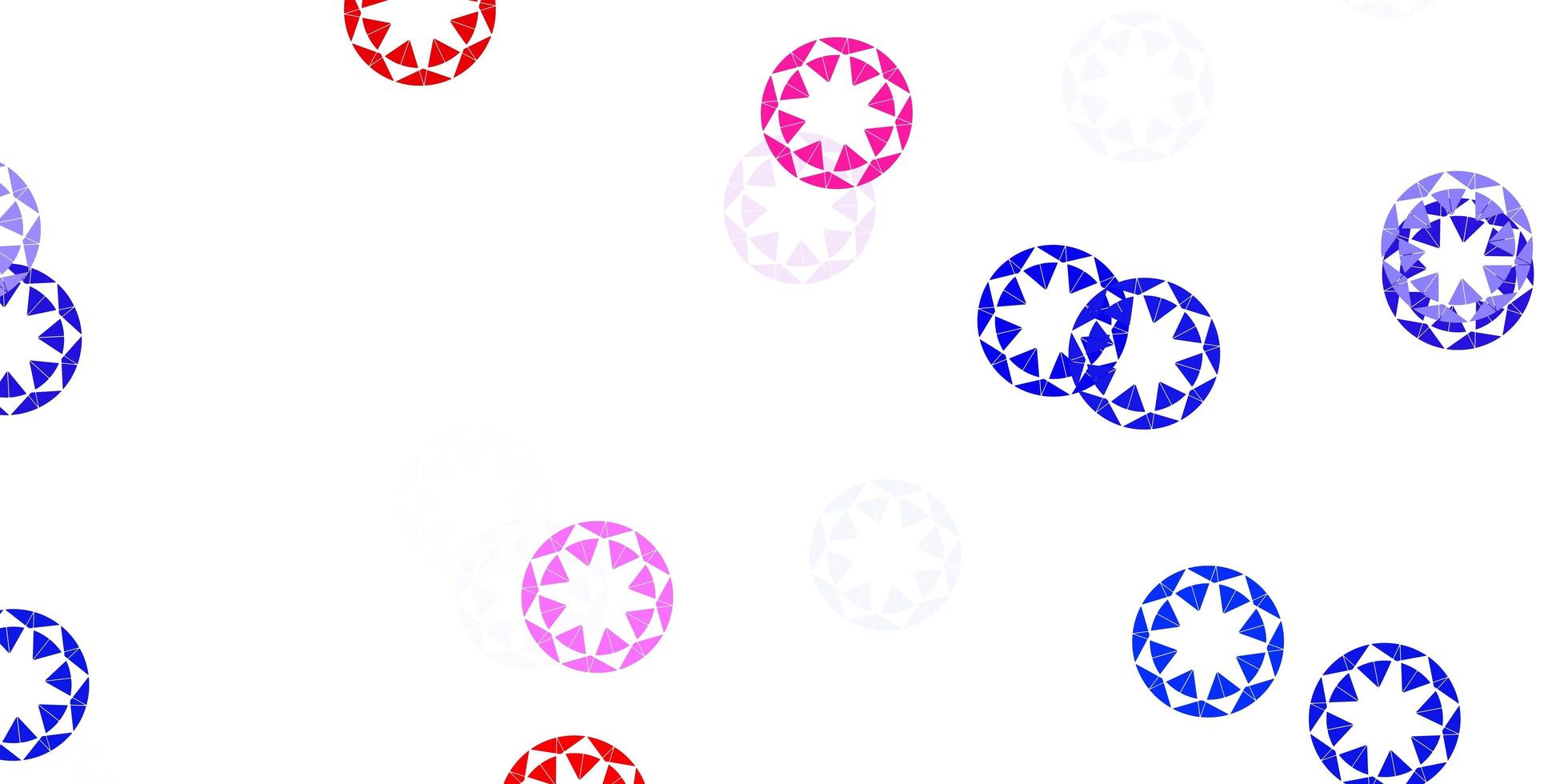 Light blue, red vector background with spots.