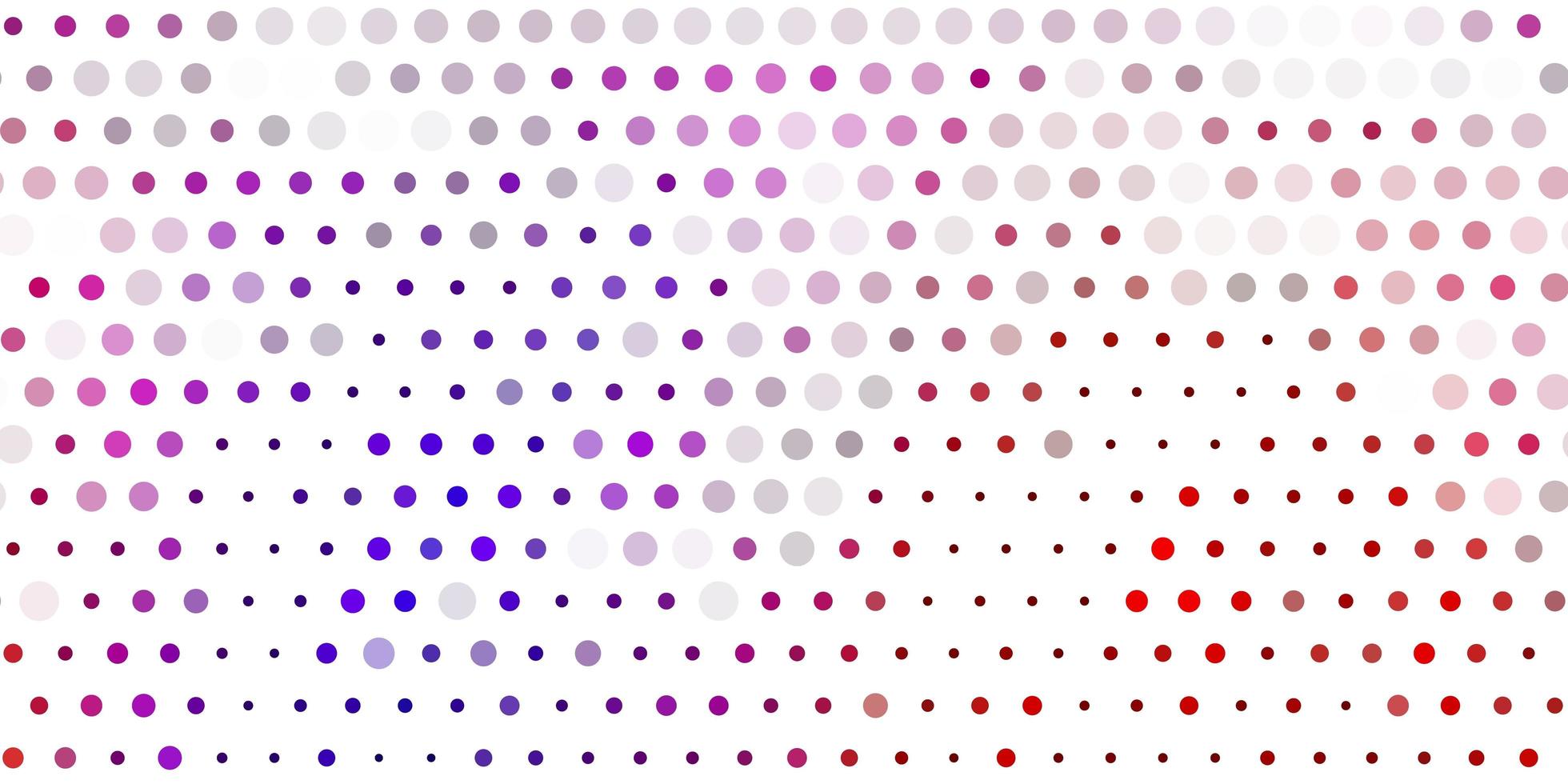 Light pink, yellow vector background with bubbles.