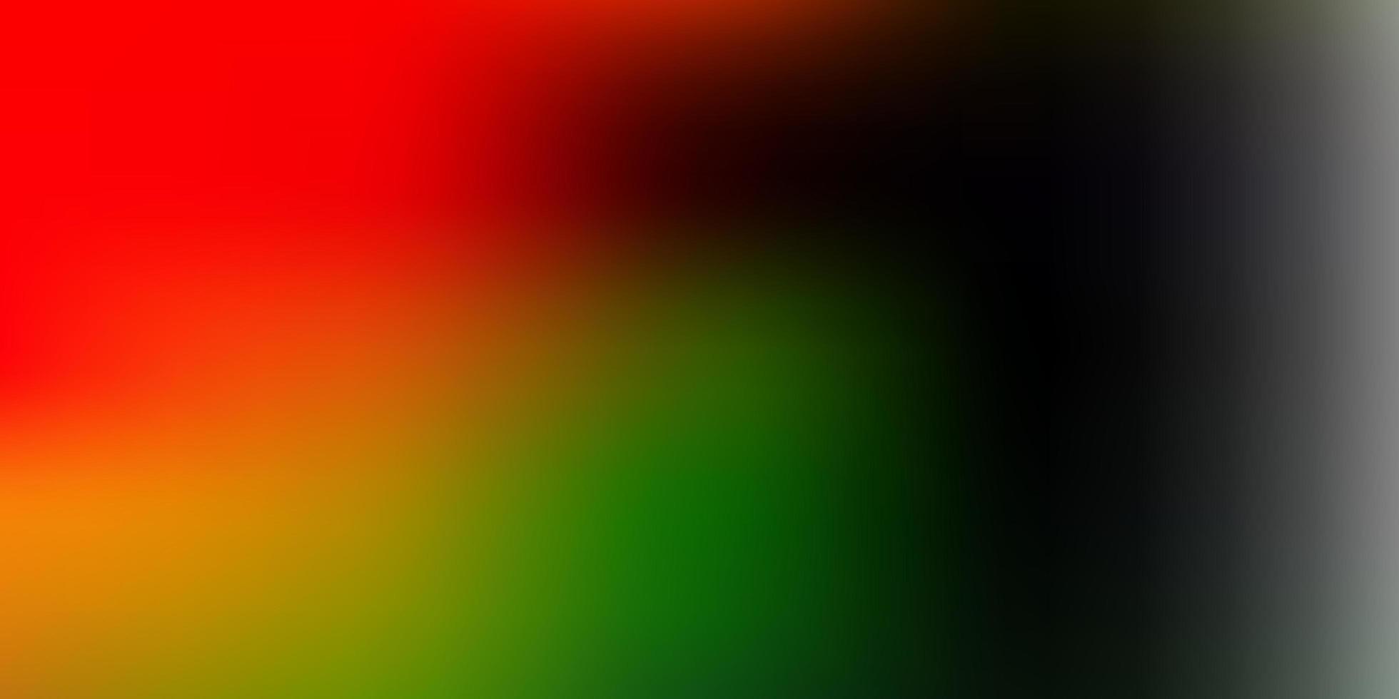 Light green, red vector gradient blur template.