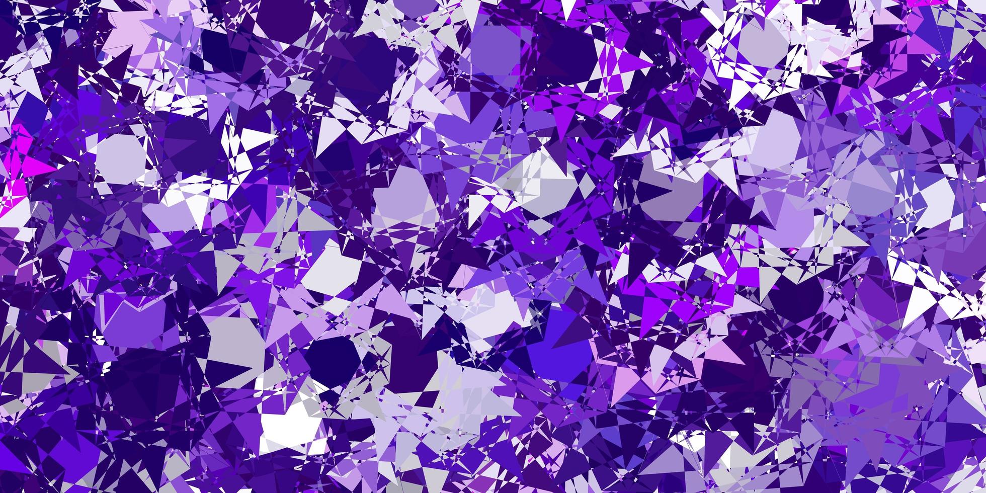 Light Purple, Pink vector background with polygonal forms.