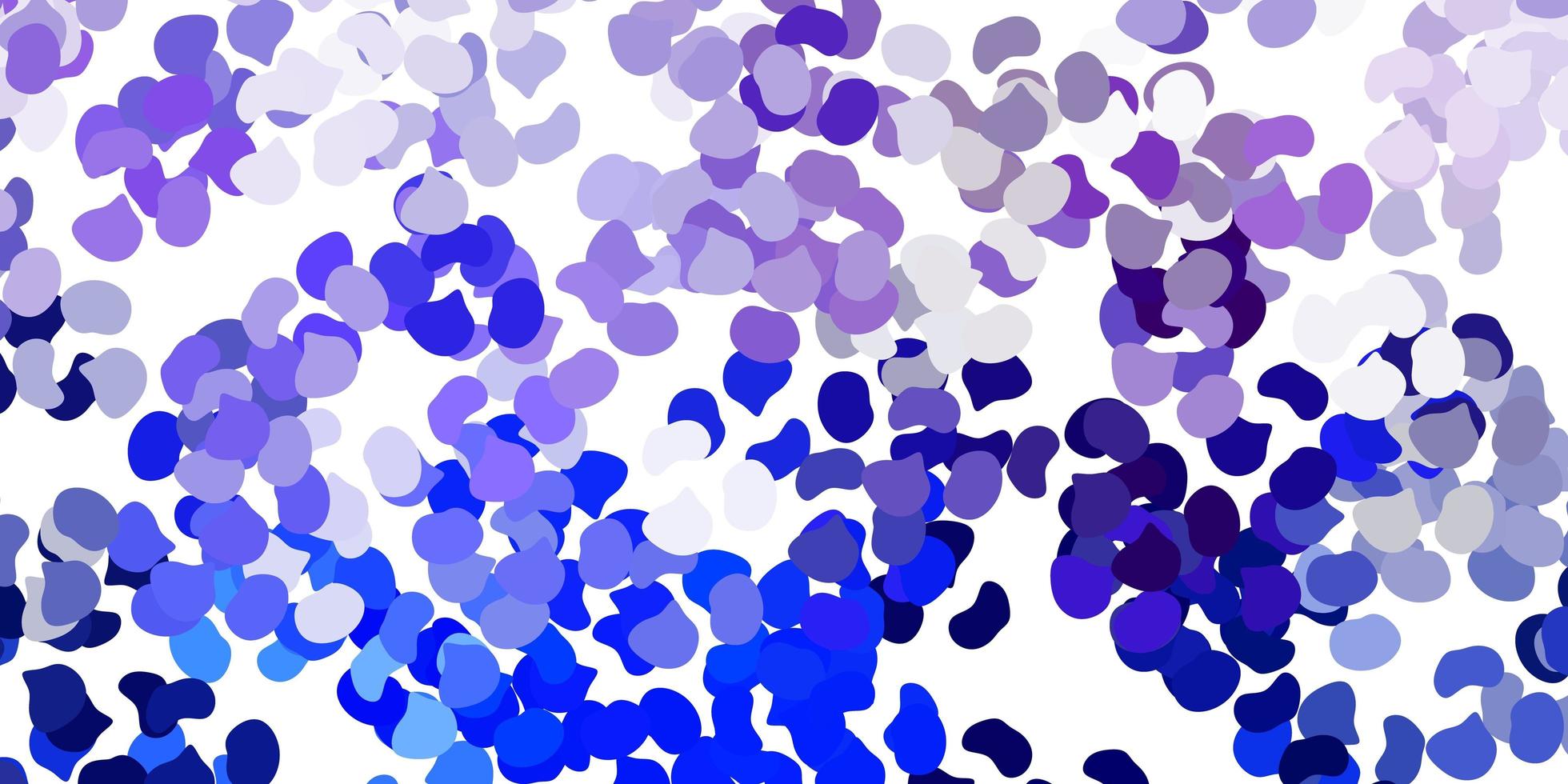 Light pink, blue vector texture with memphis shapes.