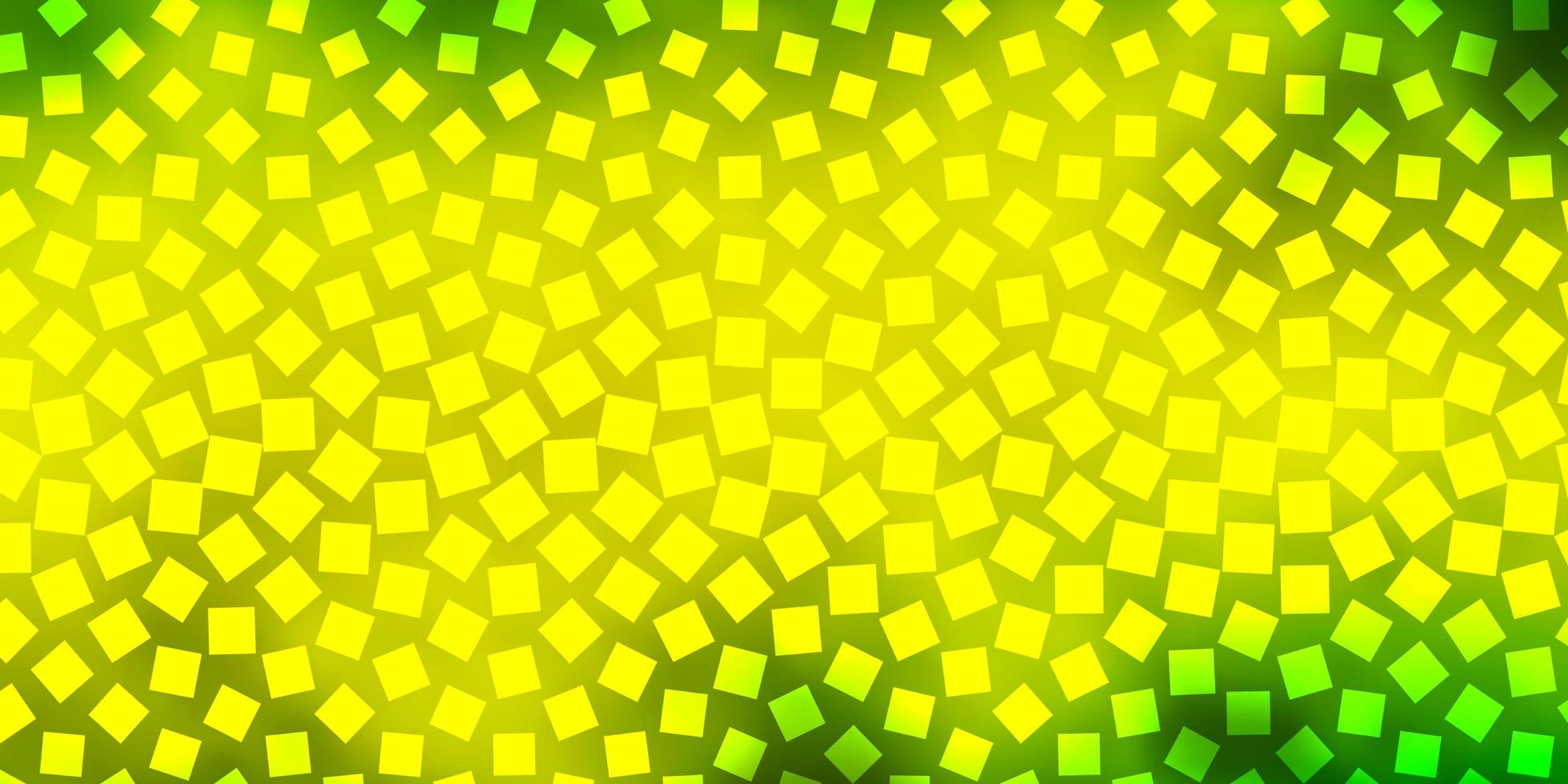 Light Green, Yellow vector pattern in square style.