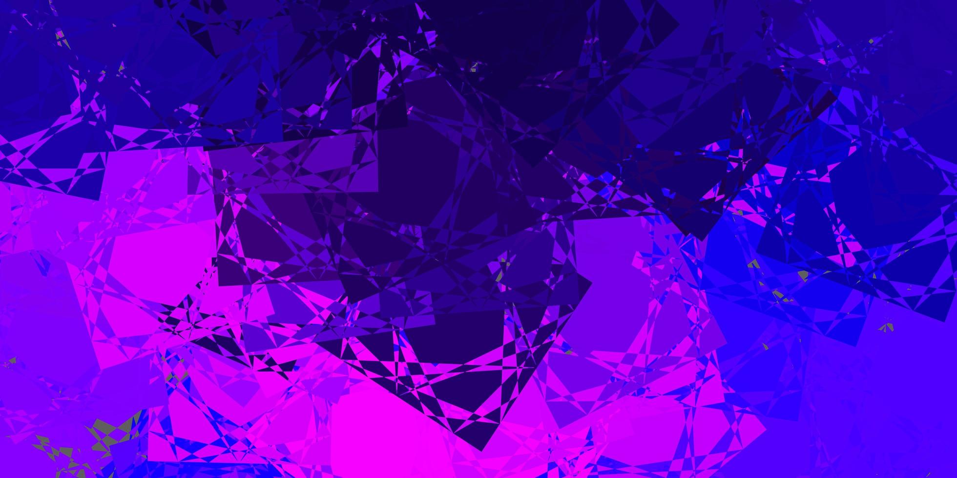 Light Purple vector backdrop with triangles, lines.