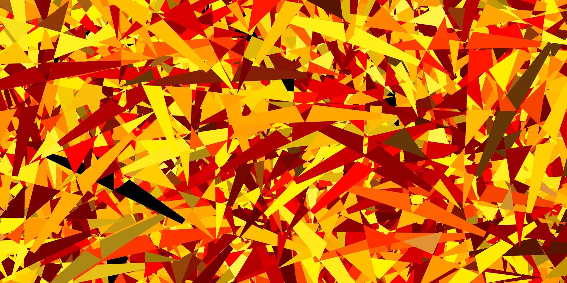 Light red, yellow vector background with triangles. 2941612 Vector Art