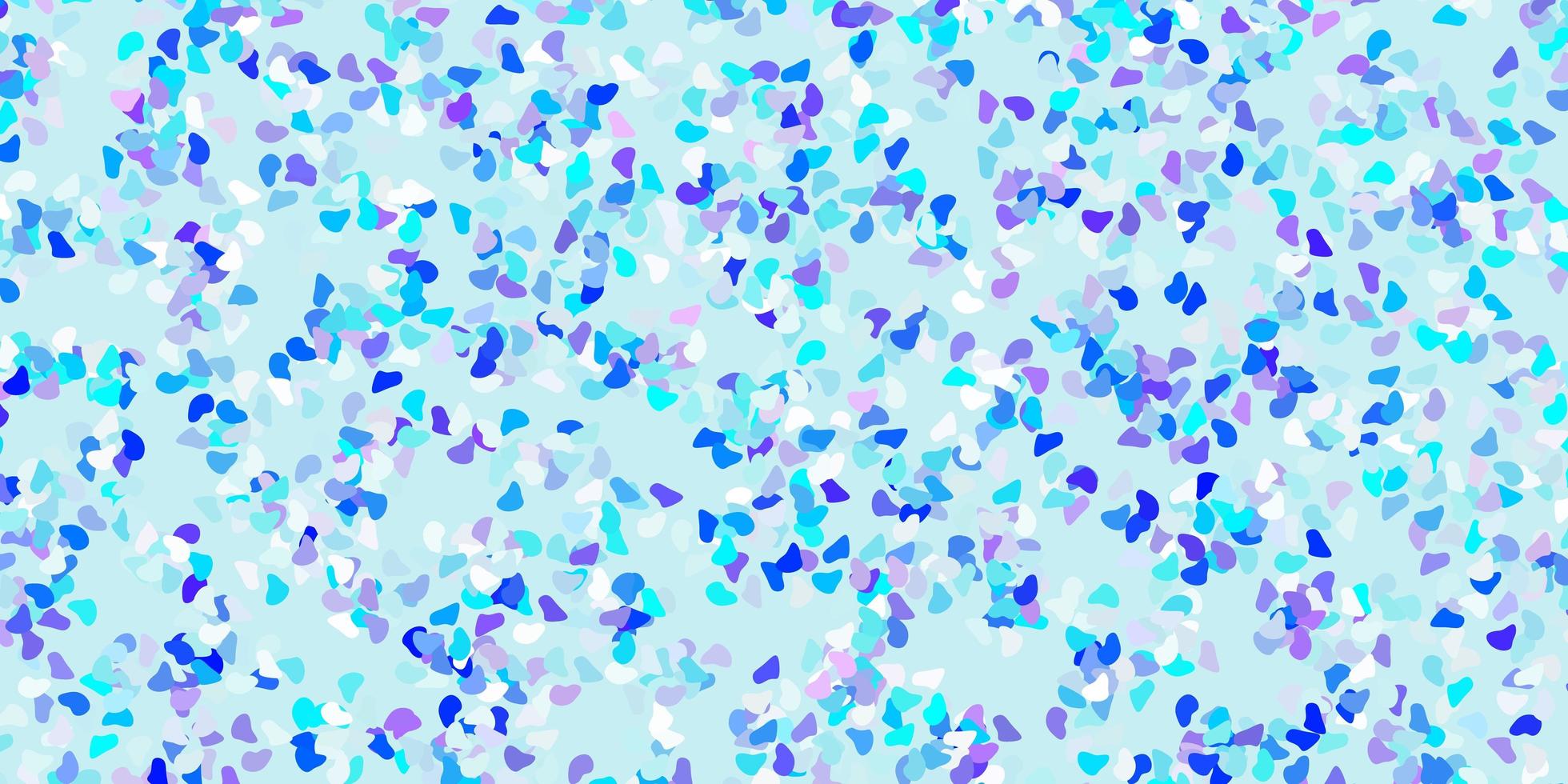 Light pink, blue vector pattern with abstract shapes.