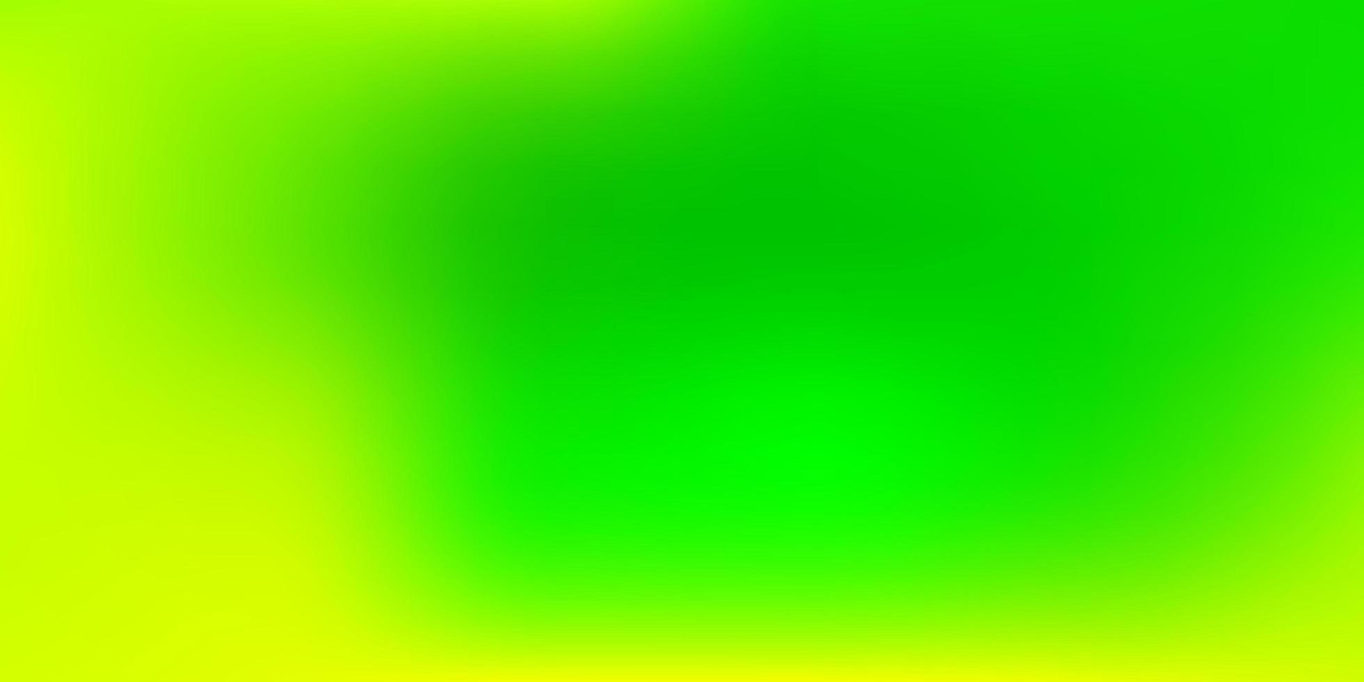 Light Green, Yellow vector gradient blur backdrop.