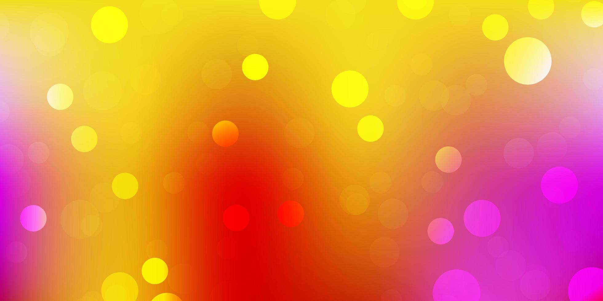 Light multicolor vector pattern with spheres.