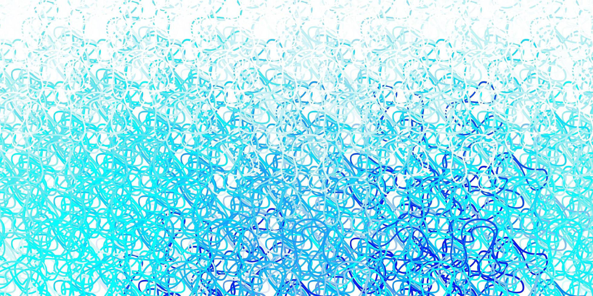 Light blue vector pattern with curved lines.