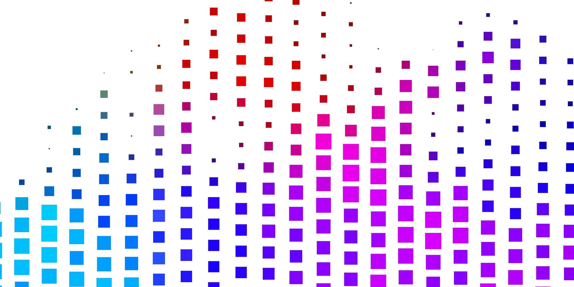 Light Multicolor vector backdrop with rectangles.