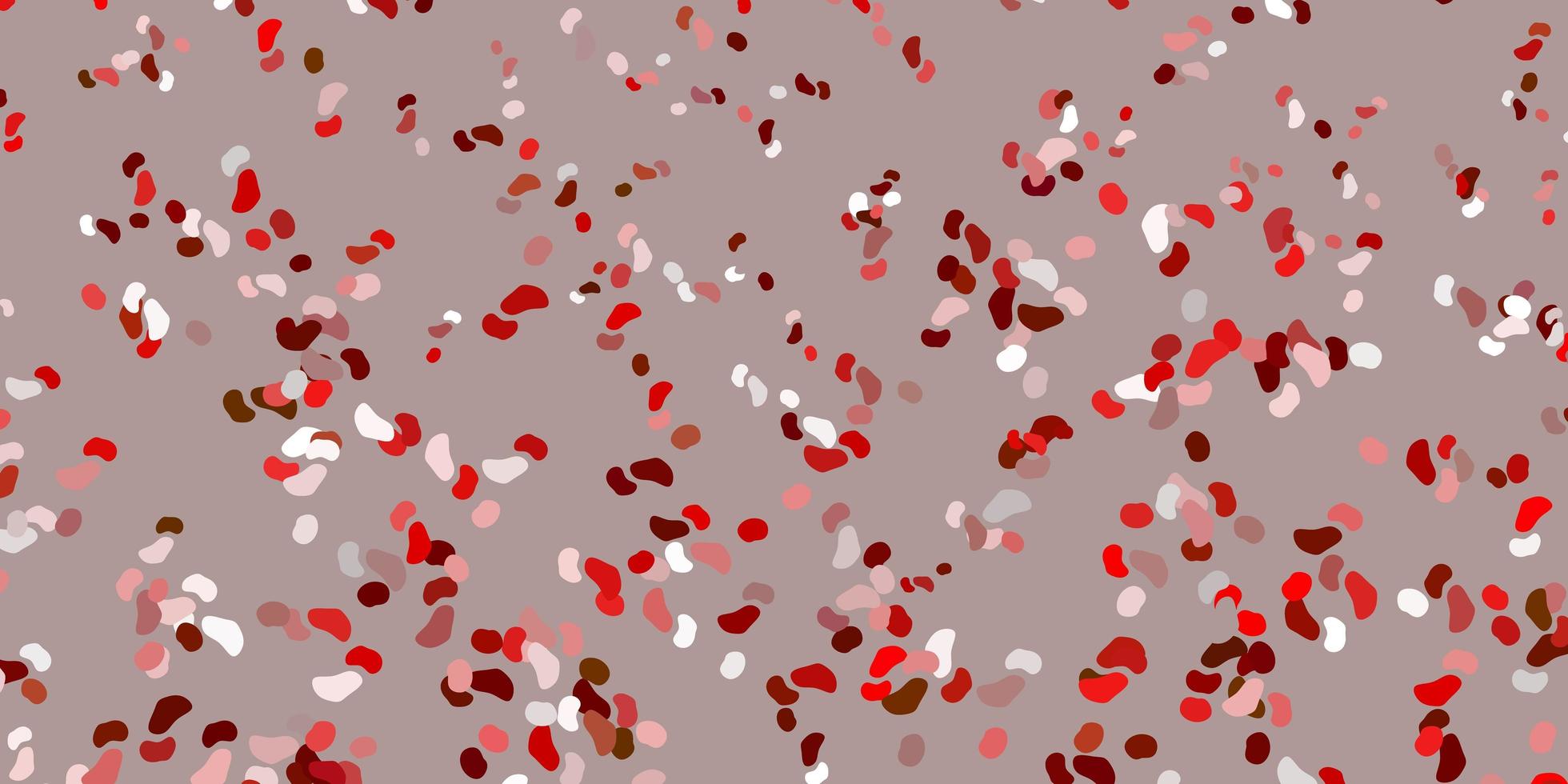 Light orange vector pattern with abstract shapes.