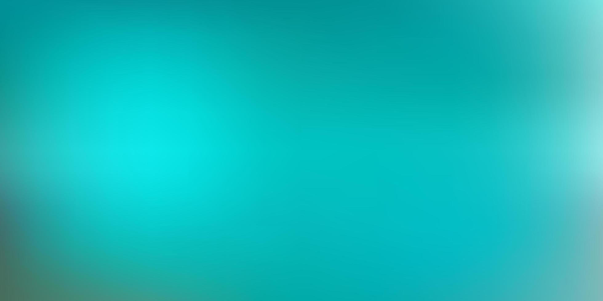 Light blue, green vector gradient blur pattern.