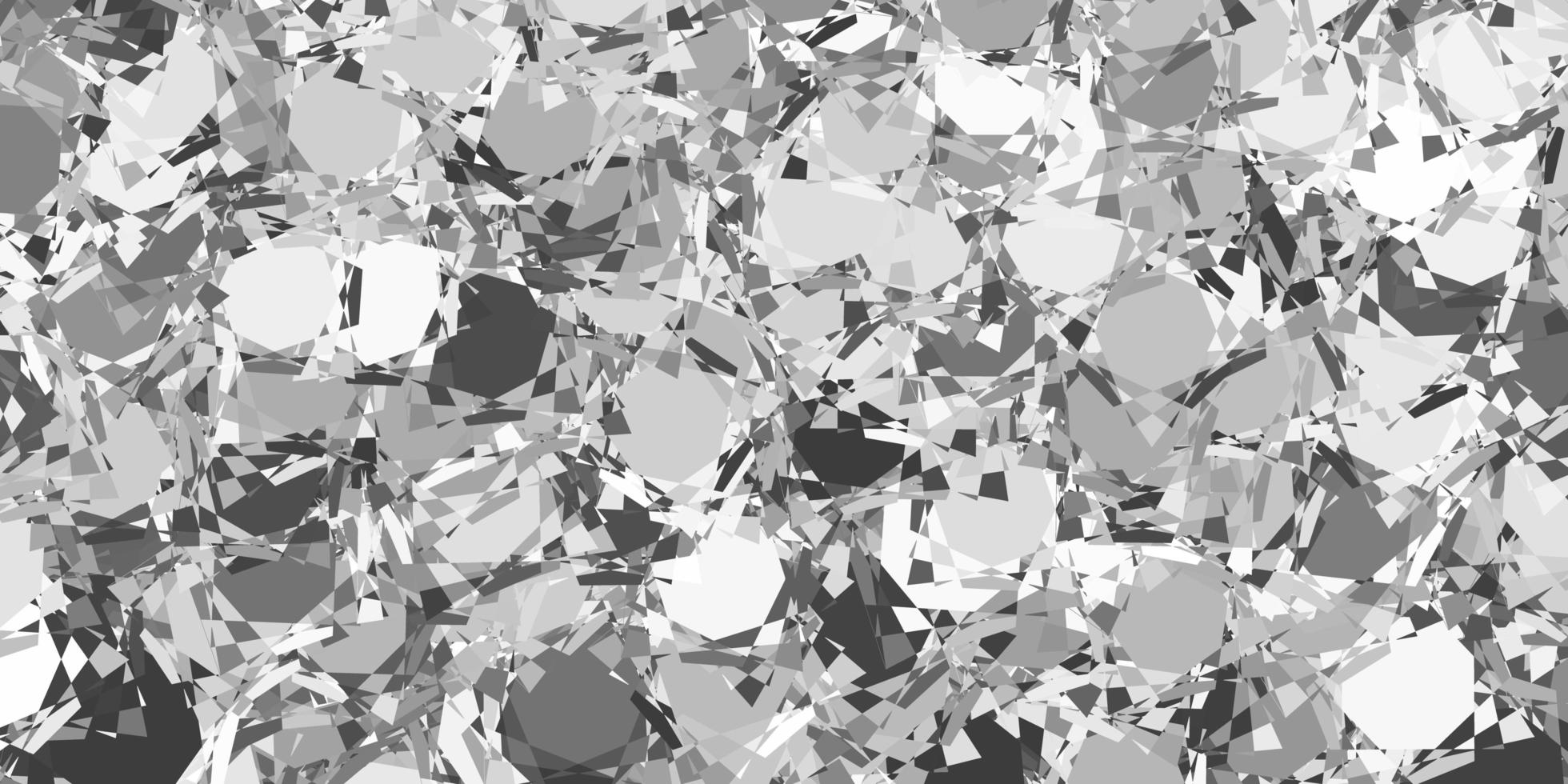 Light Gray vector background with triangles.