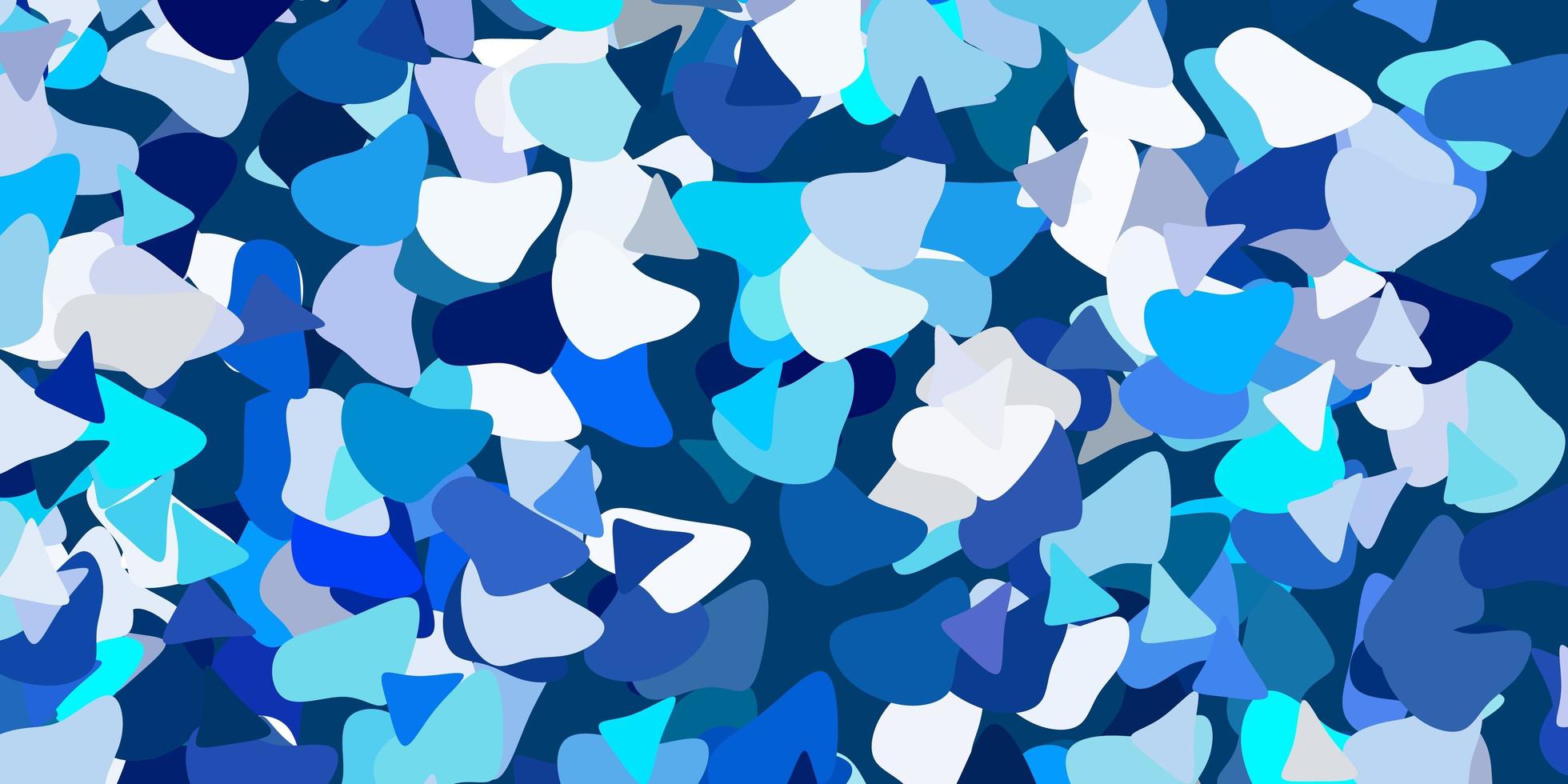 Light blue, green vector pattern with abstract shapes.