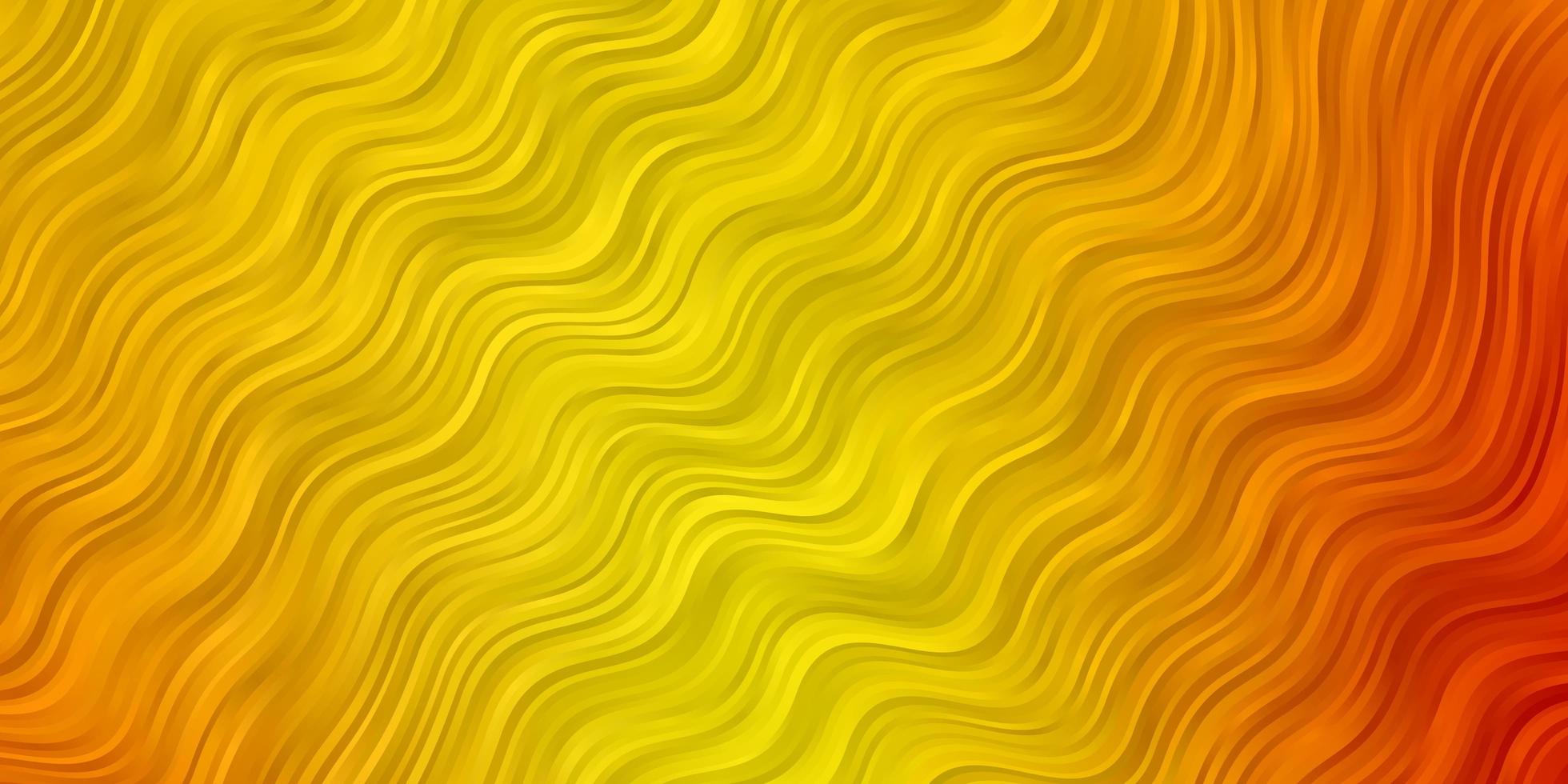 Light Orange vector backdrop with bent lines.