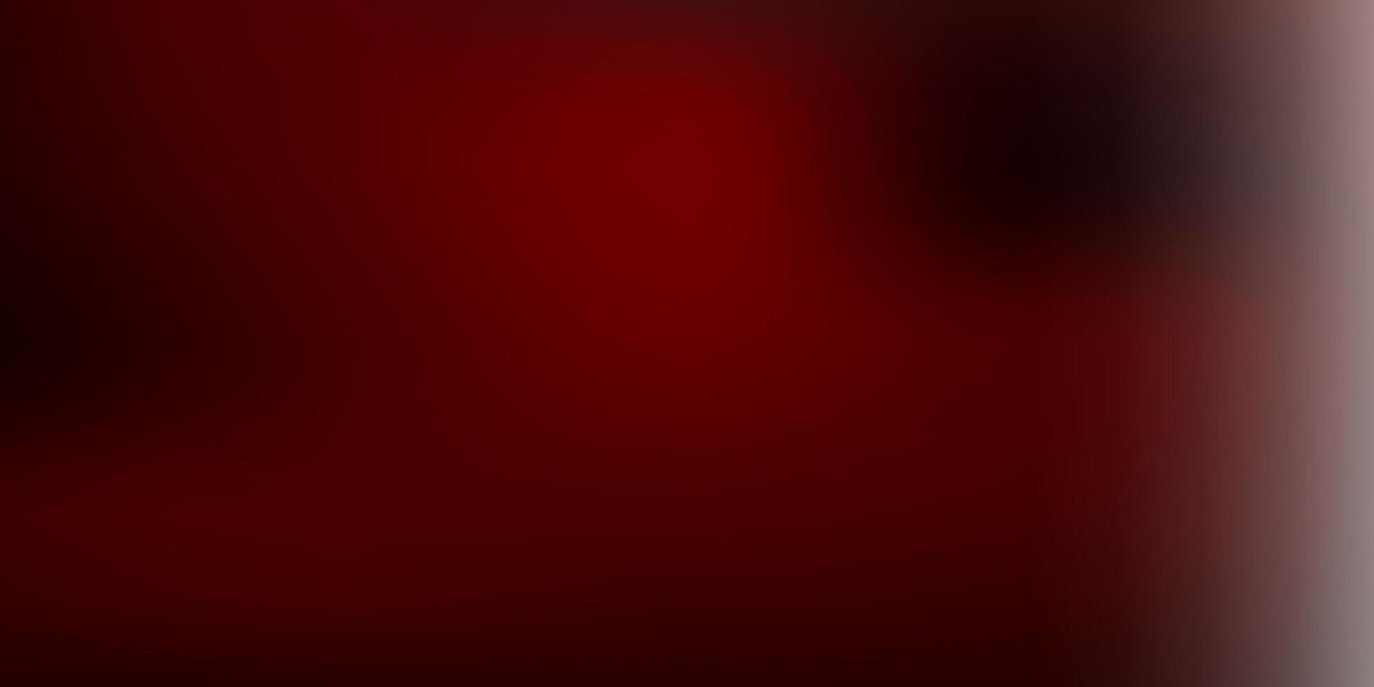 Dark red vector blurred template.