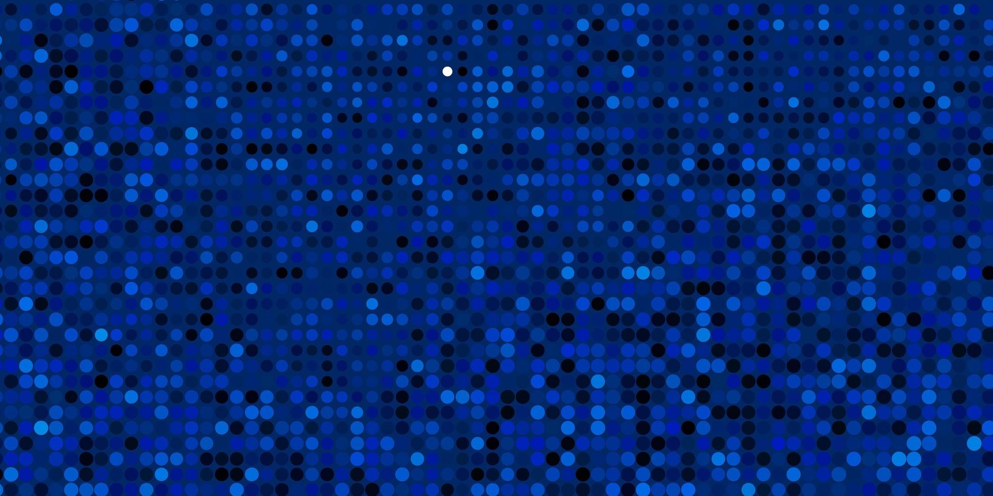 Dark BLUE vector texture with disks.