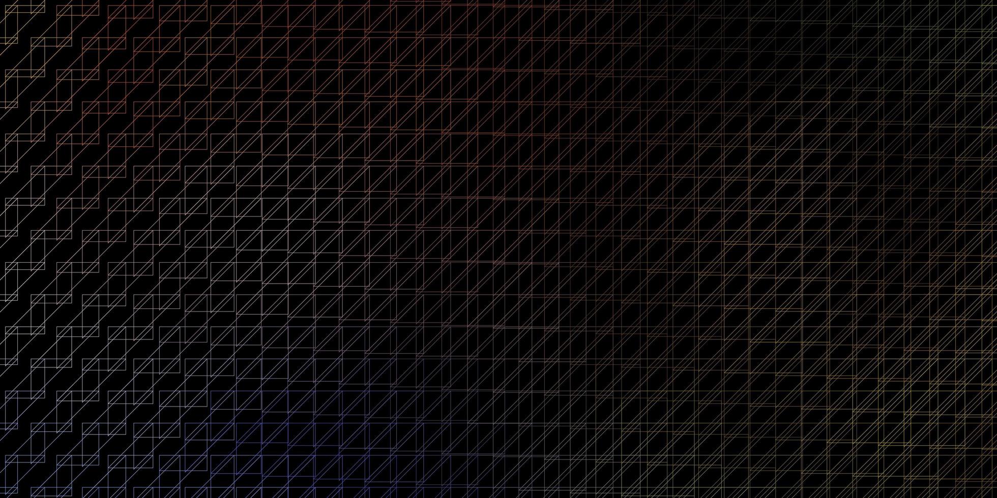 textura de vector azul oscuro, amarillo con líneas.