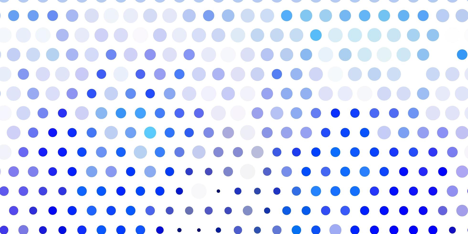 Light pink, blue vector pattern with spheres.