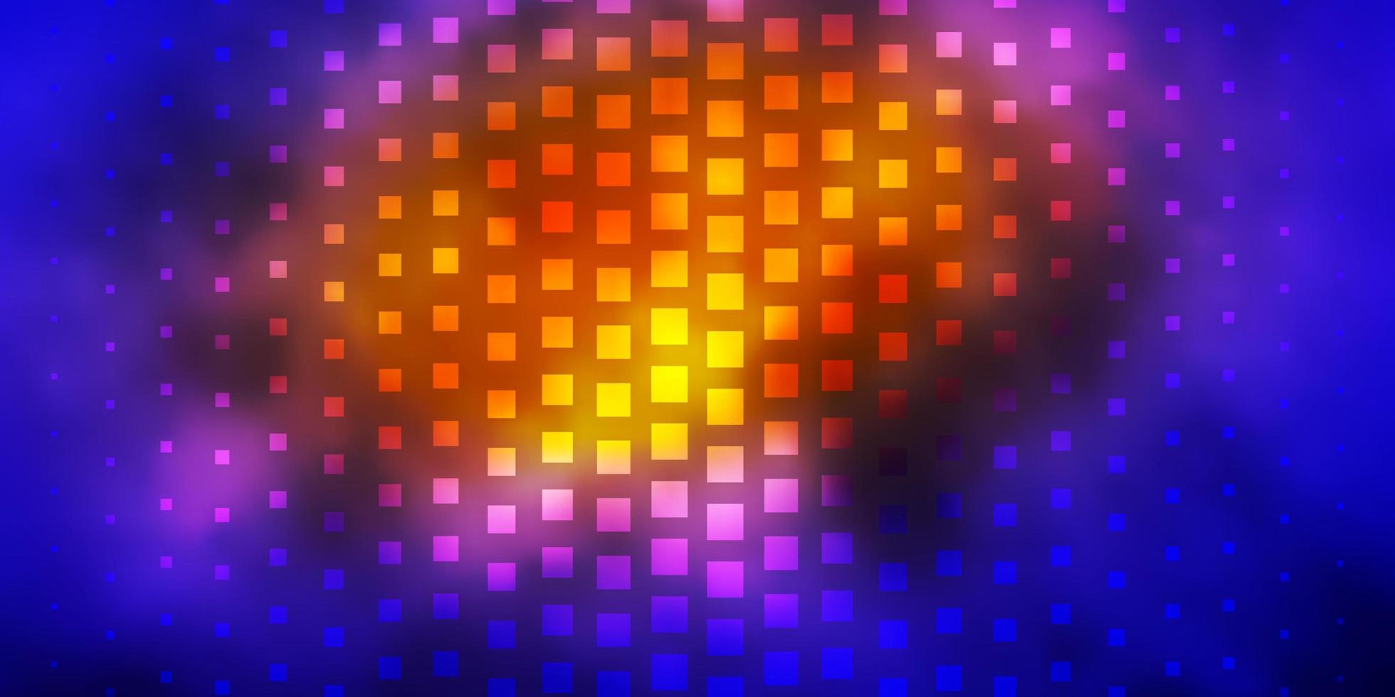 Dark Blue, Red vector pattern in square style.