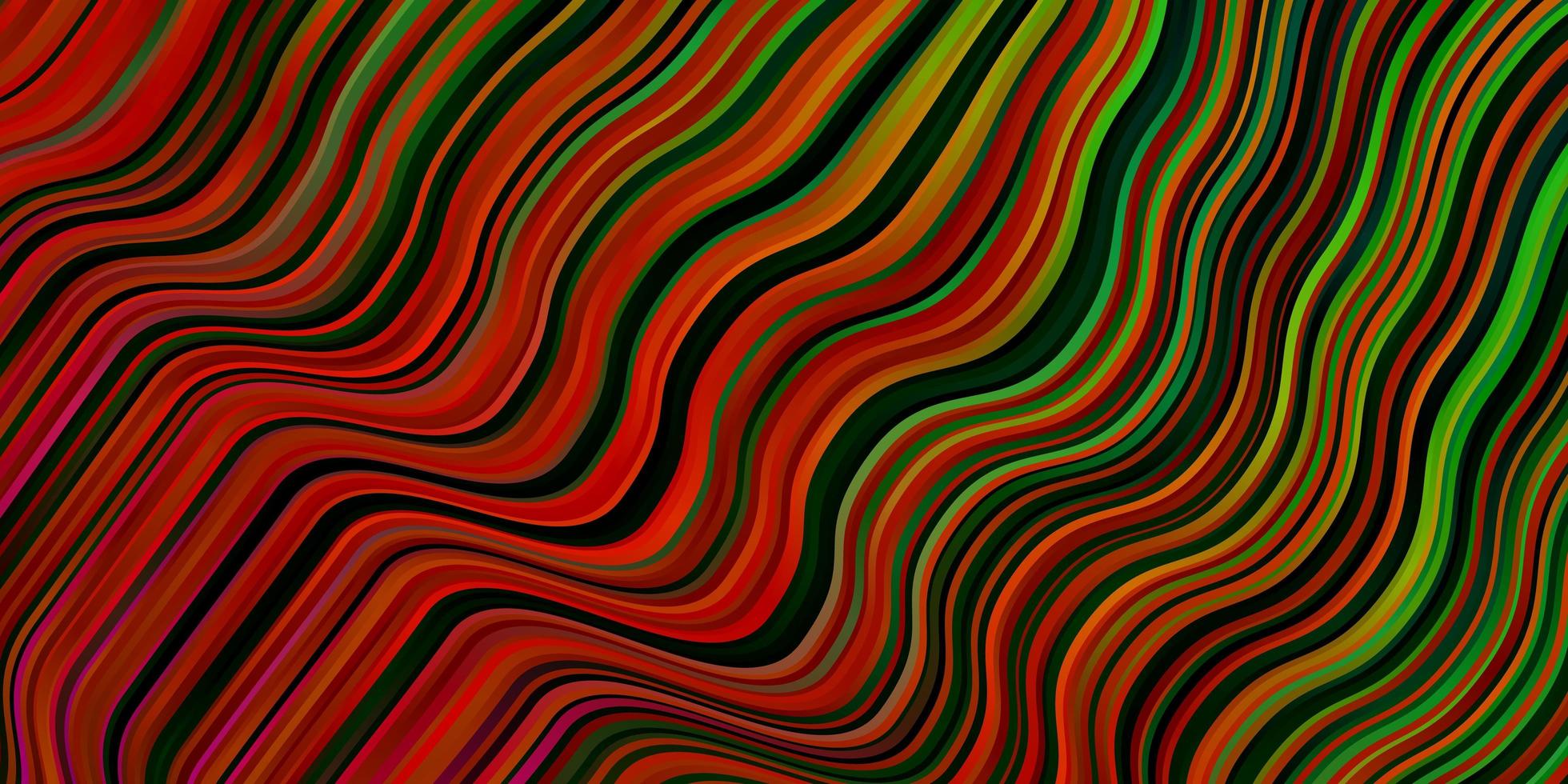 textura de vector multicolor oscuro con arco circular.