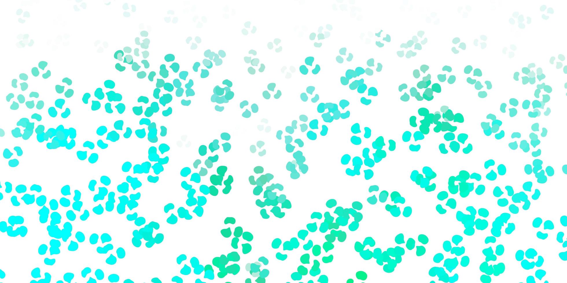 Light green vector backdrop with chaotic shapes.