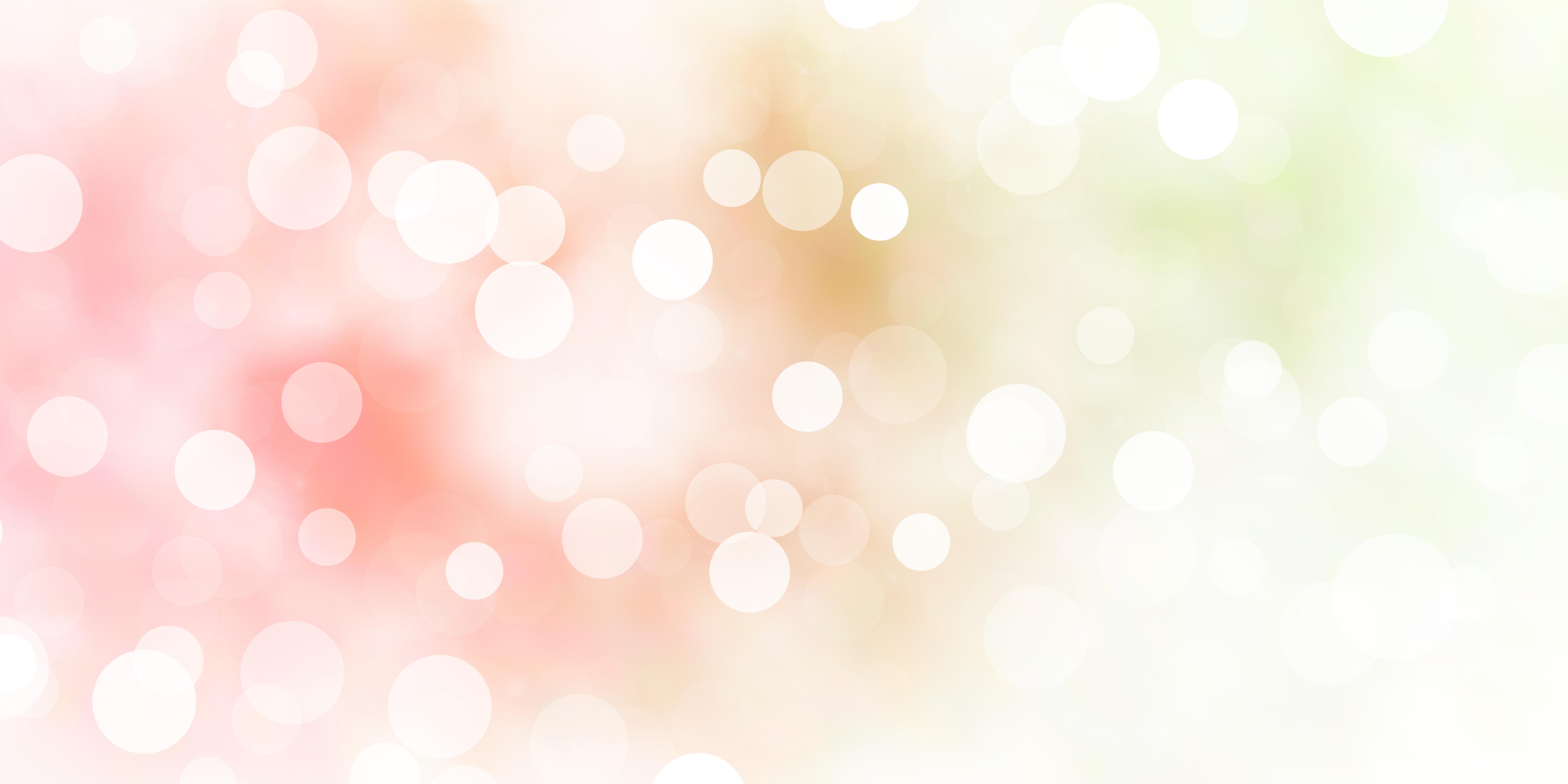 Light Pink, Green vector backdrop with circles. 2942326 Vector Art at
