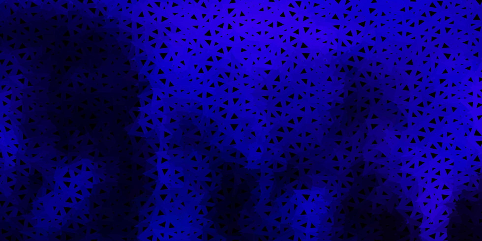 Dark pink, blue vector poly triangle texture.