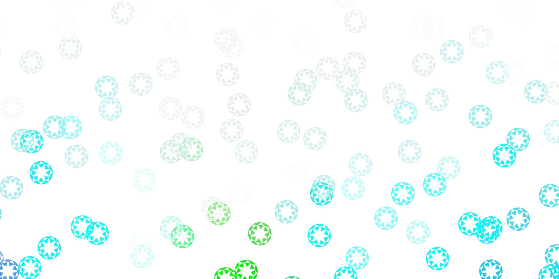 Light blue, green vector template with circles.