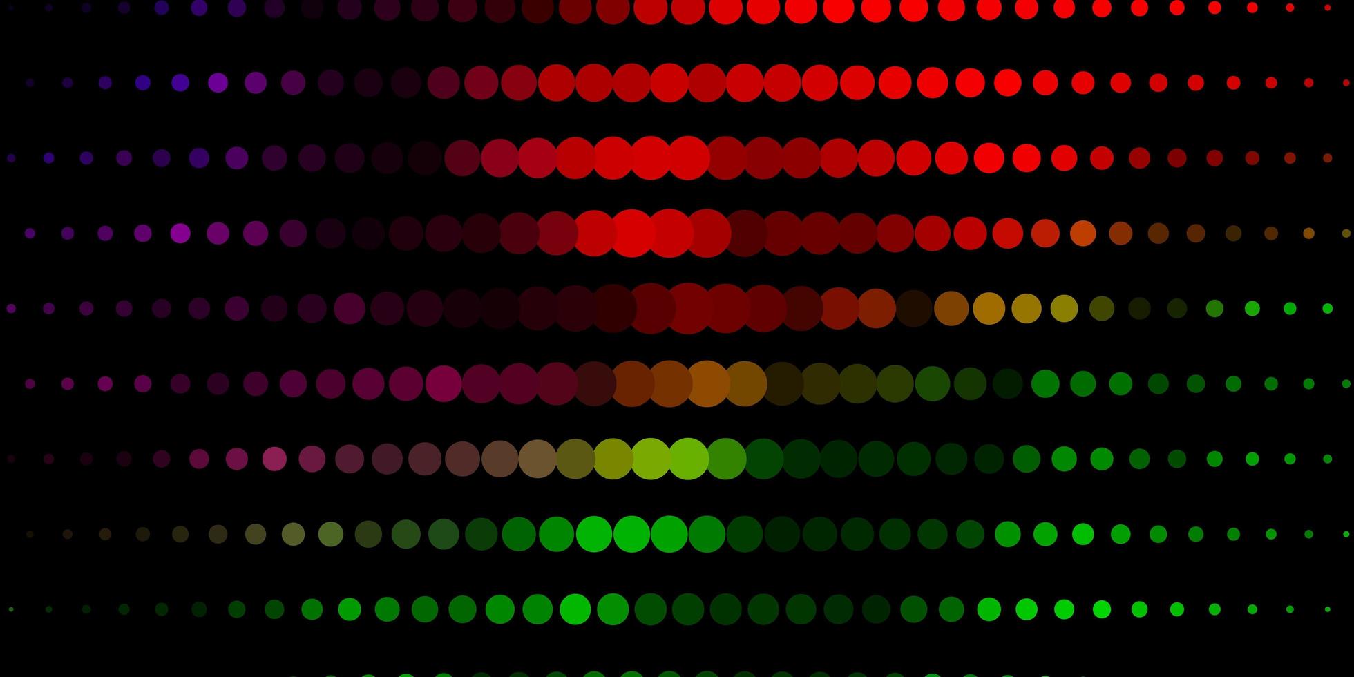 Dark Multicolor vector background with spots.