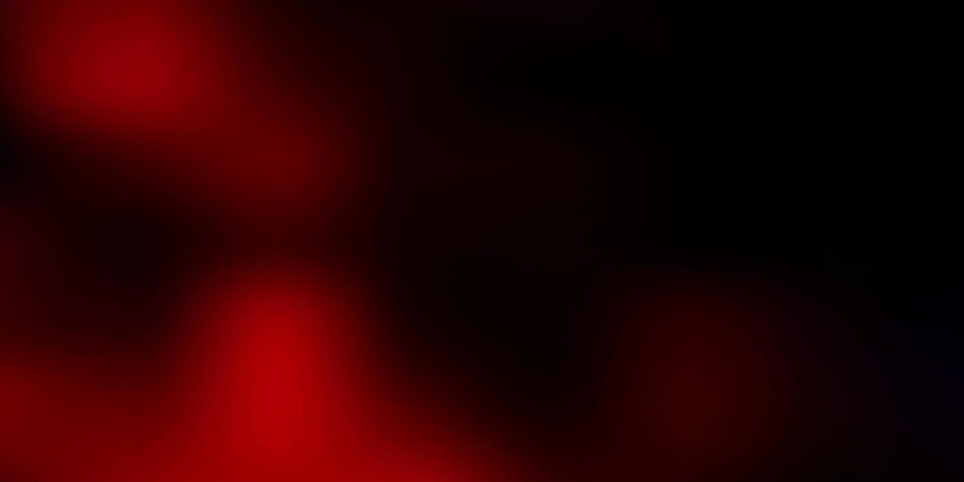 Dark red vector blurred background.