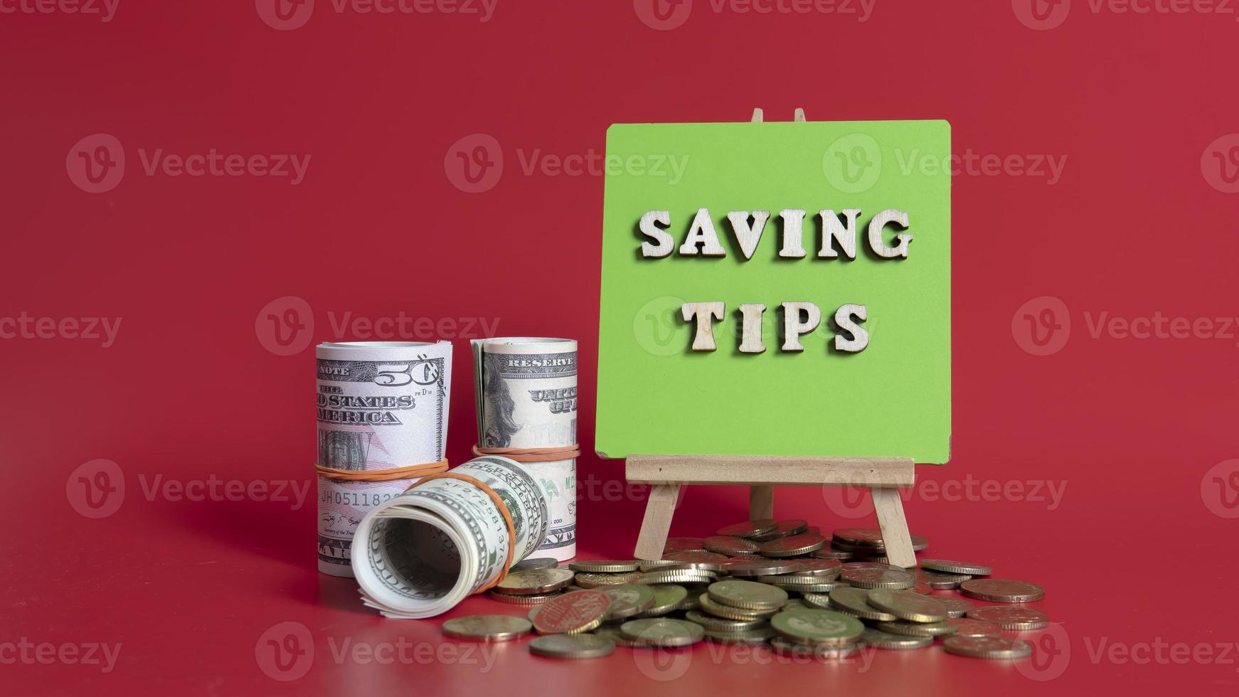 concepto de consejos para ahorrar dinero foto